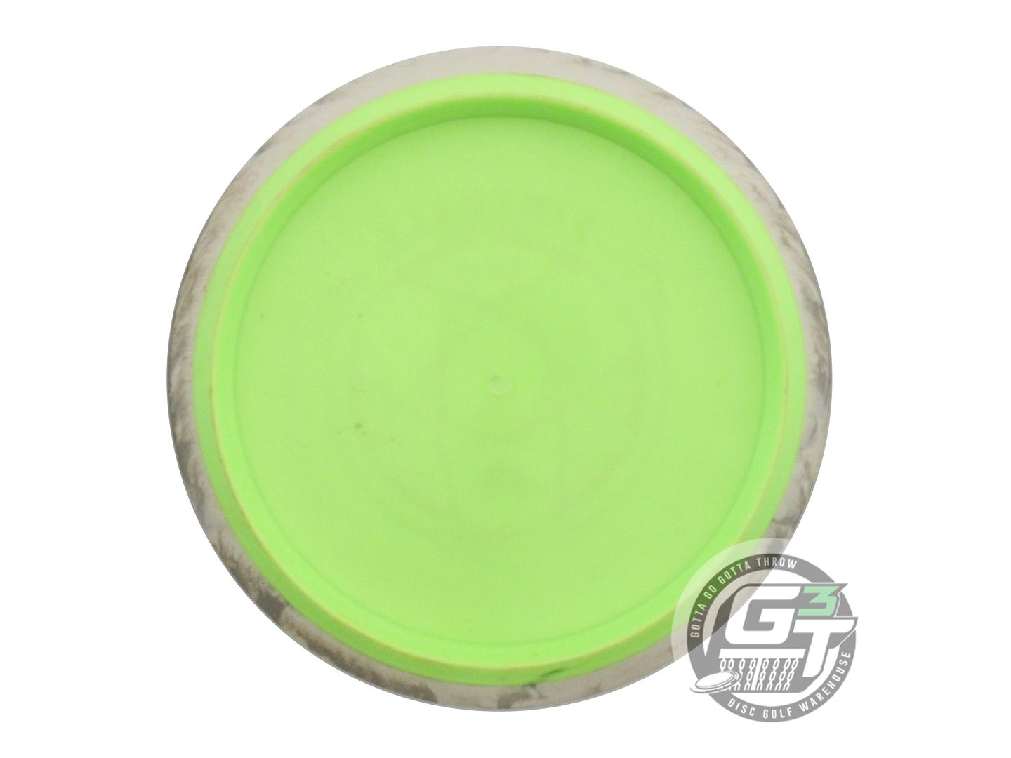 USED Axiom Discs Fission Fireball 158g Dayglow Gray Rim Distance Driver Disc