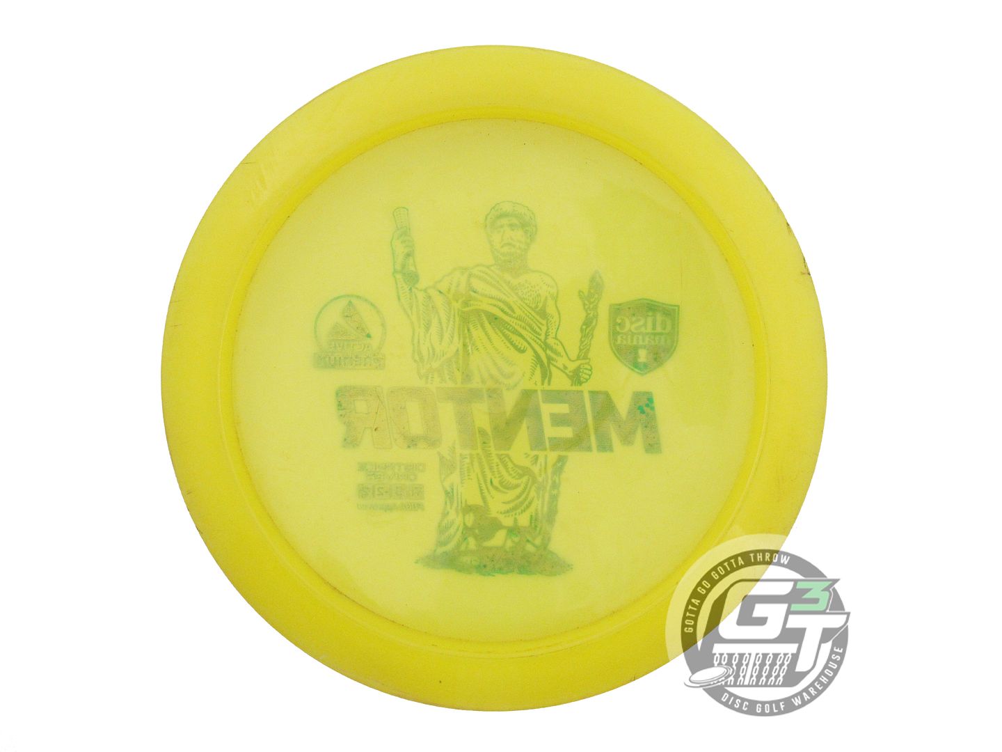 USED DiscMania Active Premium Mentor 174g Yellow Teal Foil Distance Driver Disc