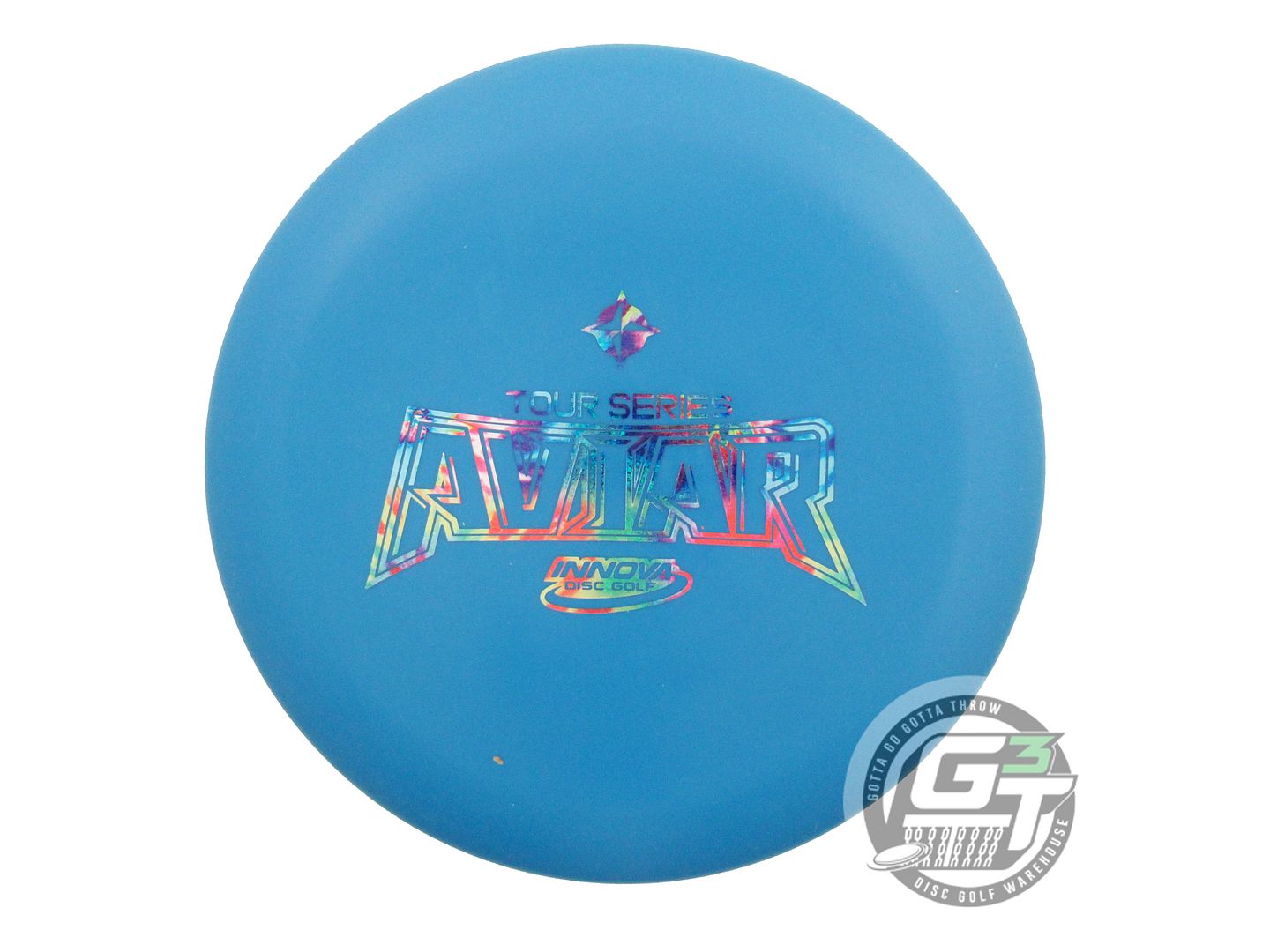 USED Innova [TOUR SERIES] Pro Aviar 175g Blue Fireworks Foil Putter Golf Disc