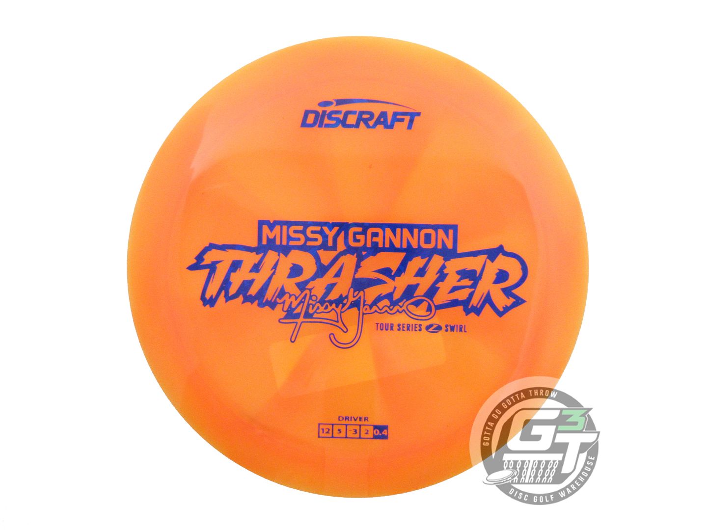 Discraft Limited Edition 2025 Tour Series Missy Gannon Swirl Elite Z Thrasher Distance Driver Golf Disc (Individually Listed)