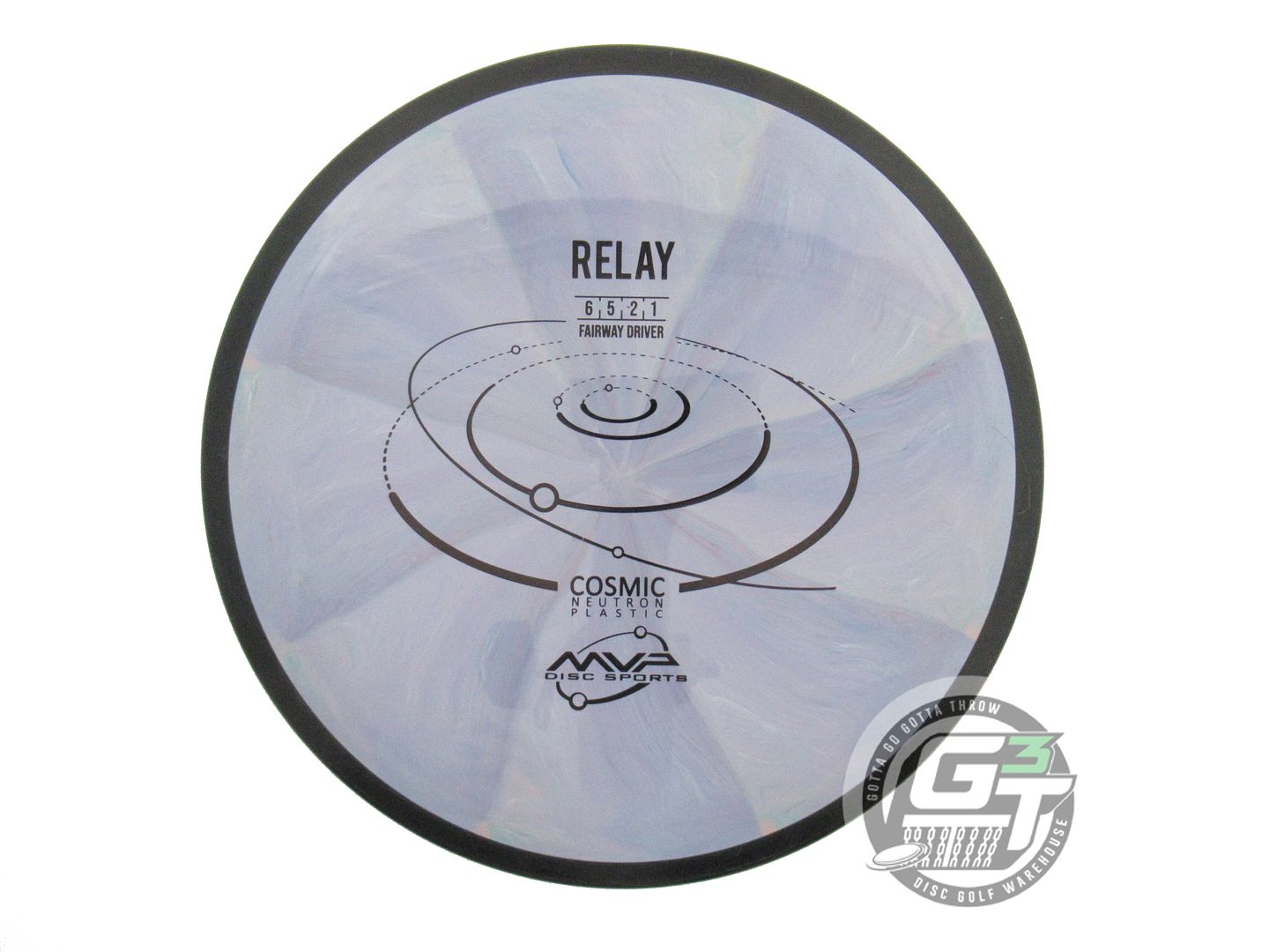 USED MVP Disc Sports Classic Cosmic Neutron Relay 168g Lilac-Gray Driver Disc
