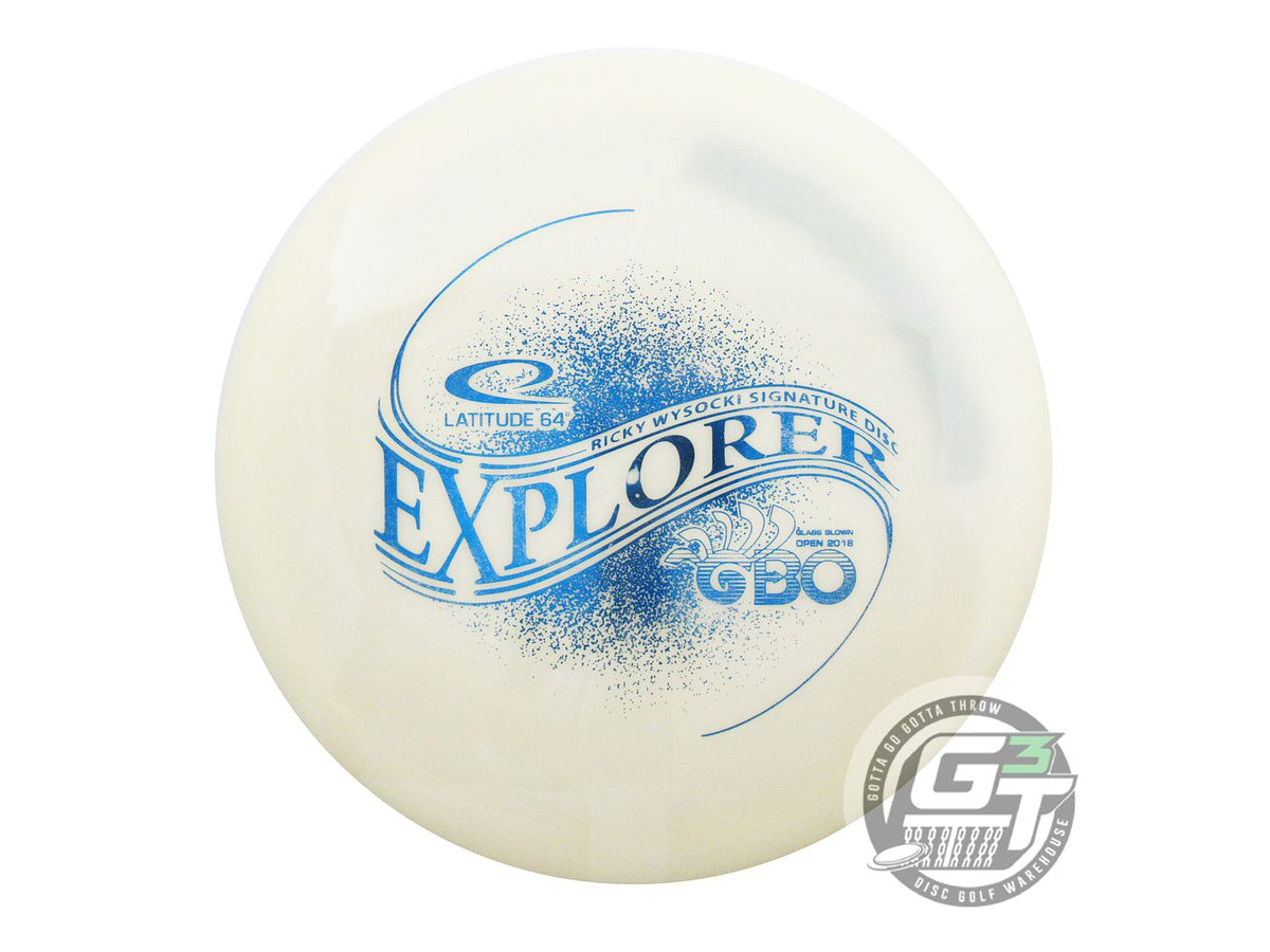USED Latitude 64 [GBO] Gold Explorer 175g White Blue Foil Distance Driver Disc