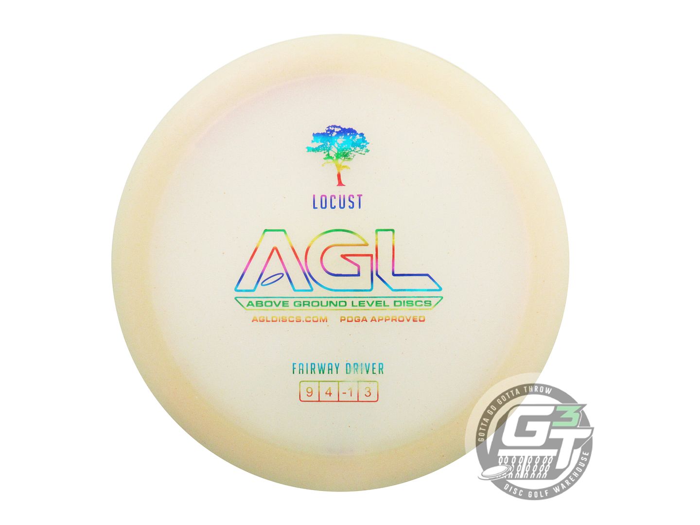 USED Above Ground Level Alpine Locust 173g Cream Shimmer Fairway Driver Disc