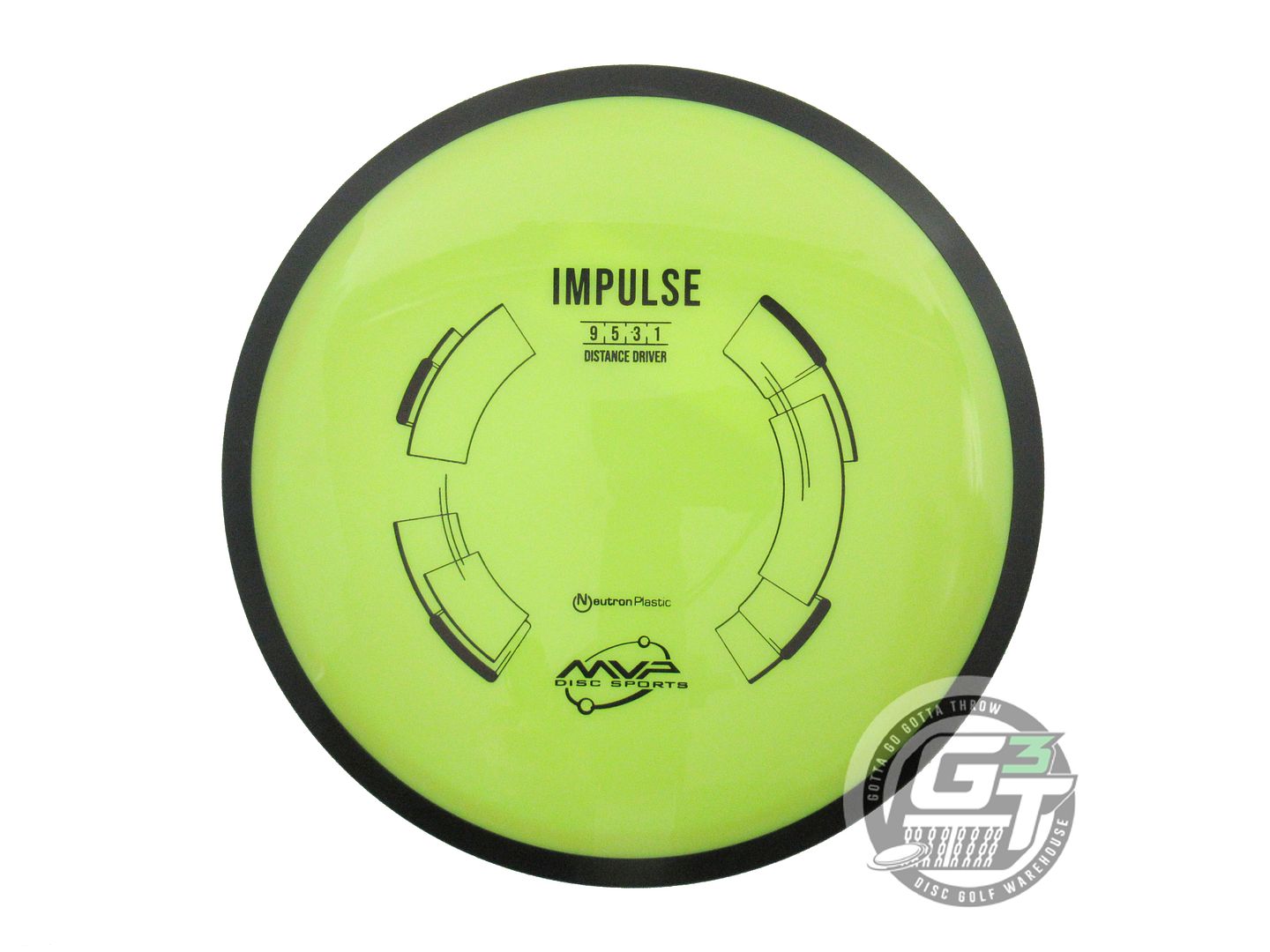 MVP Neutron Impulse Distance Driver Golf Disc (Individually Listed)