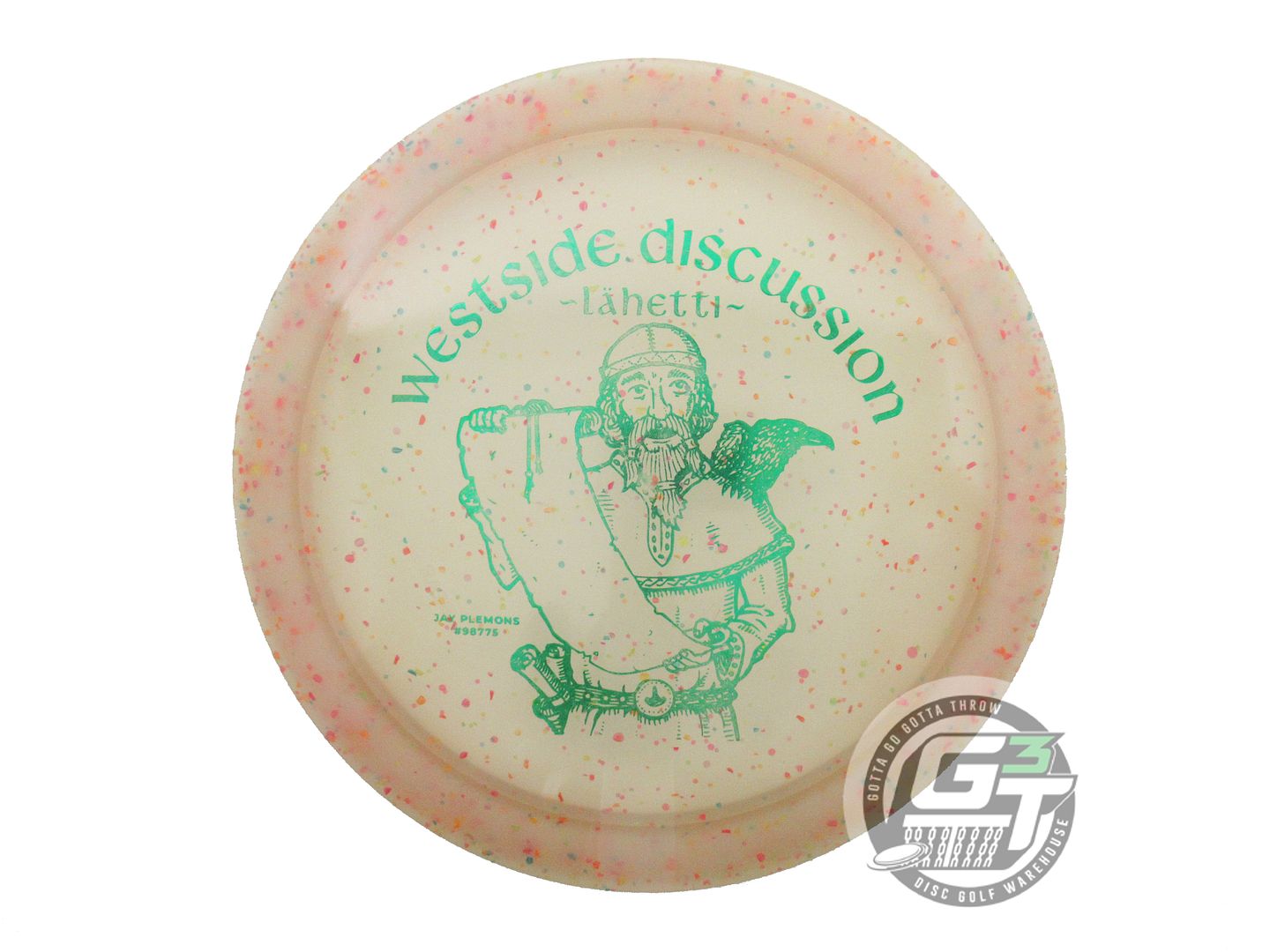 USED Westside Discs VIP Confetti Bear 174g Green Foil Fairway Driver Golf Disc