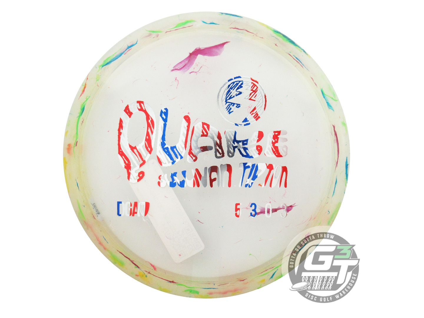 DGA Limited Edition 2025 Tour Series Sullivan Tipton Granite Blend Quake Midrange Golf Disc (Individually Listed)