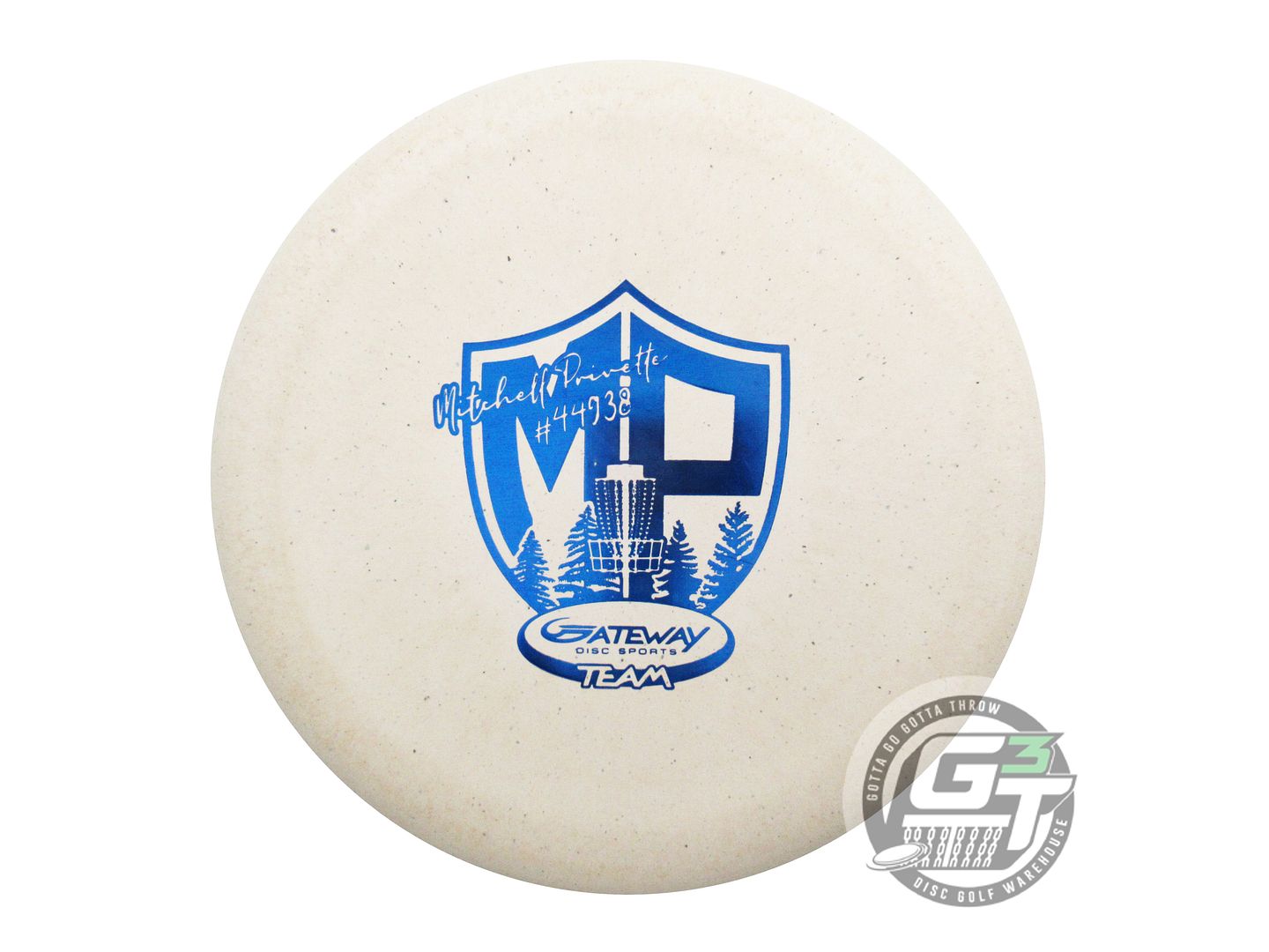 USED TEAM Gateway [PRIVETTE] Coffee Blend Wizard 173g Blue Foil Putter Golf Disc