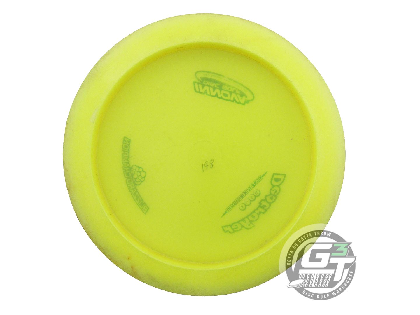 USED Innova Blizzard Destroyer 149g Yellow Blue Foil Distance Driver Golf Disc