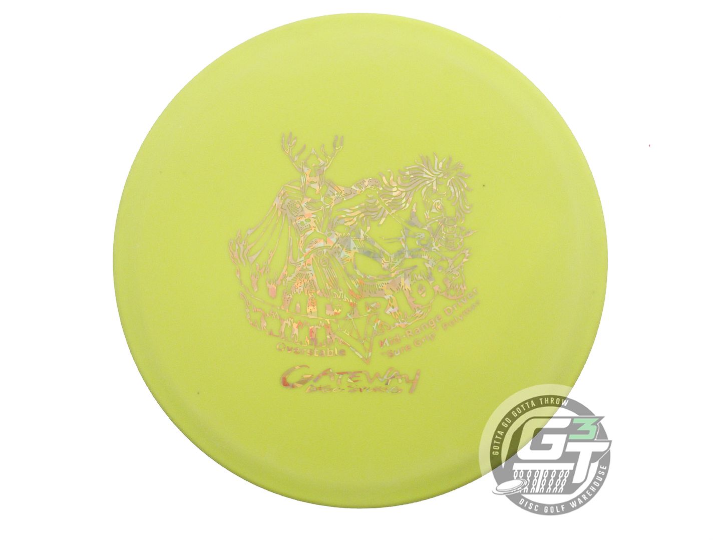 Gateway Sure Grip Warrior Midrange Golf Disc (Individually Listed)