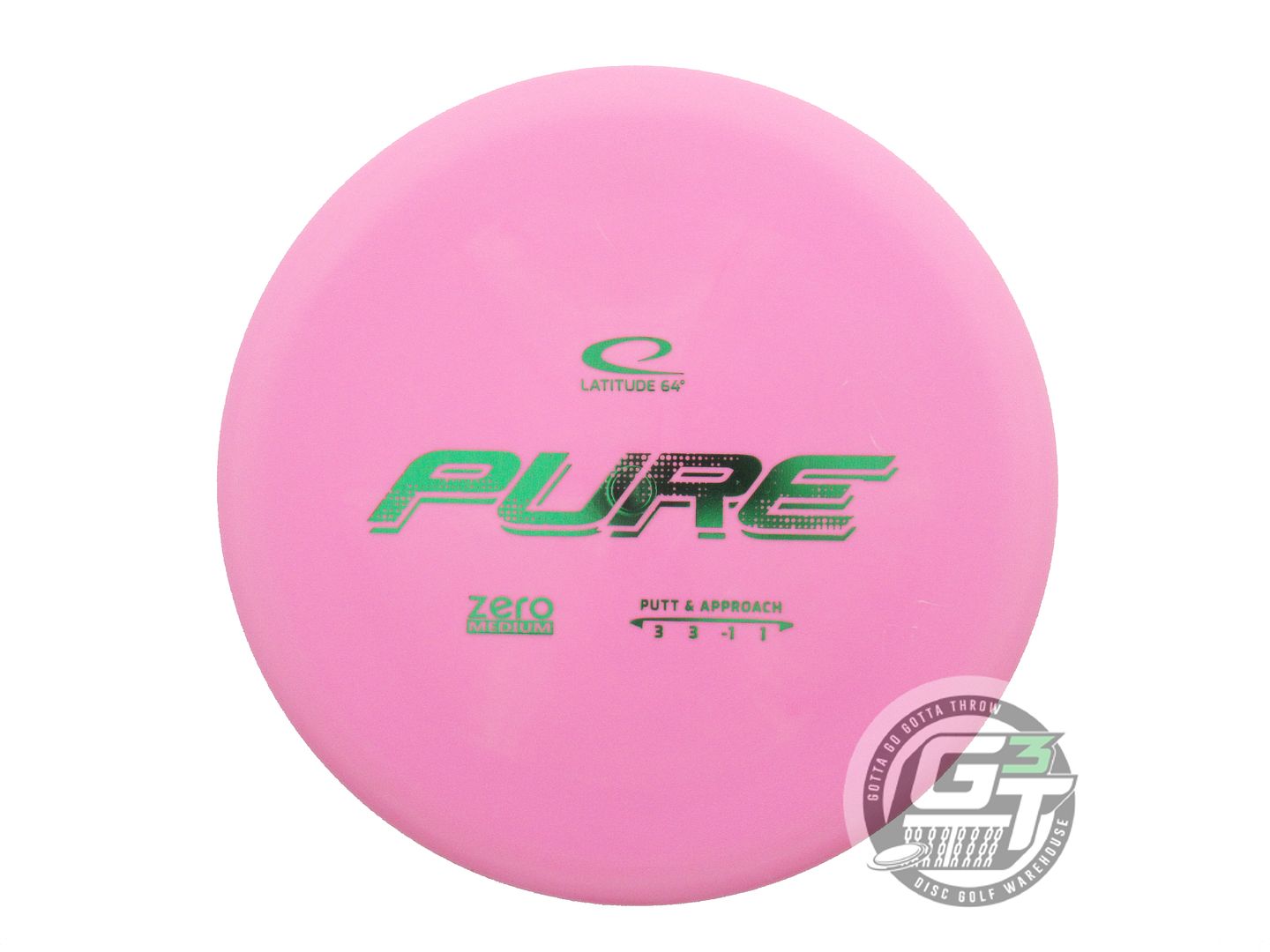 Latitude 64 Zero Line Medium Pure Putter Golf Disc (Individually Listed)