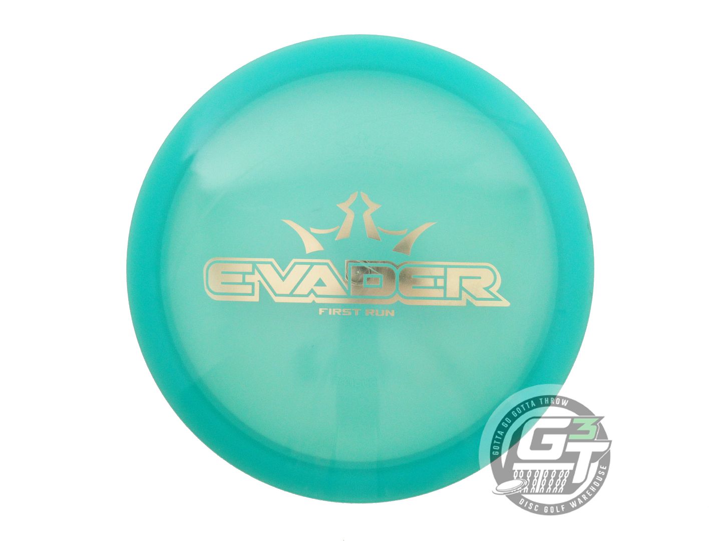 USED Dynamic Discs FIRST RUN Lucid Evader 173g Seafoam Gold Foil Driver Disc