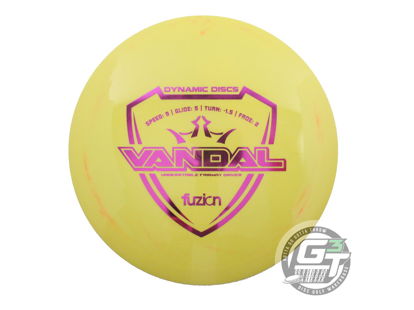 Dynamic Discs Fuzion Vandal Fairway Driver Golf Disc (Individually Listed)
