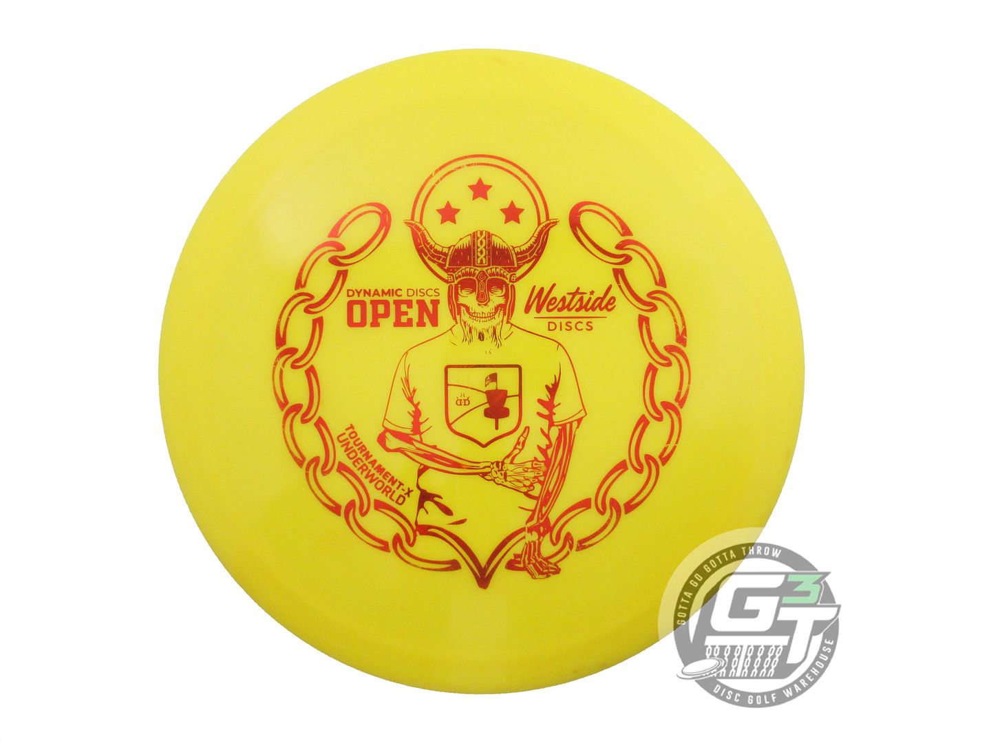 USED Westside Discs [DDO] Tournament-X Underworld 176g Yellow Driver Disc