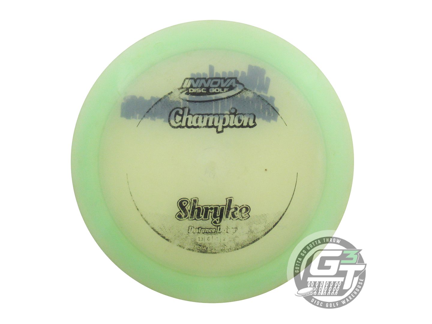 USED Innova Champion Shryke 174g Lt. Green Black Stamp Distance Driver Golf Disc