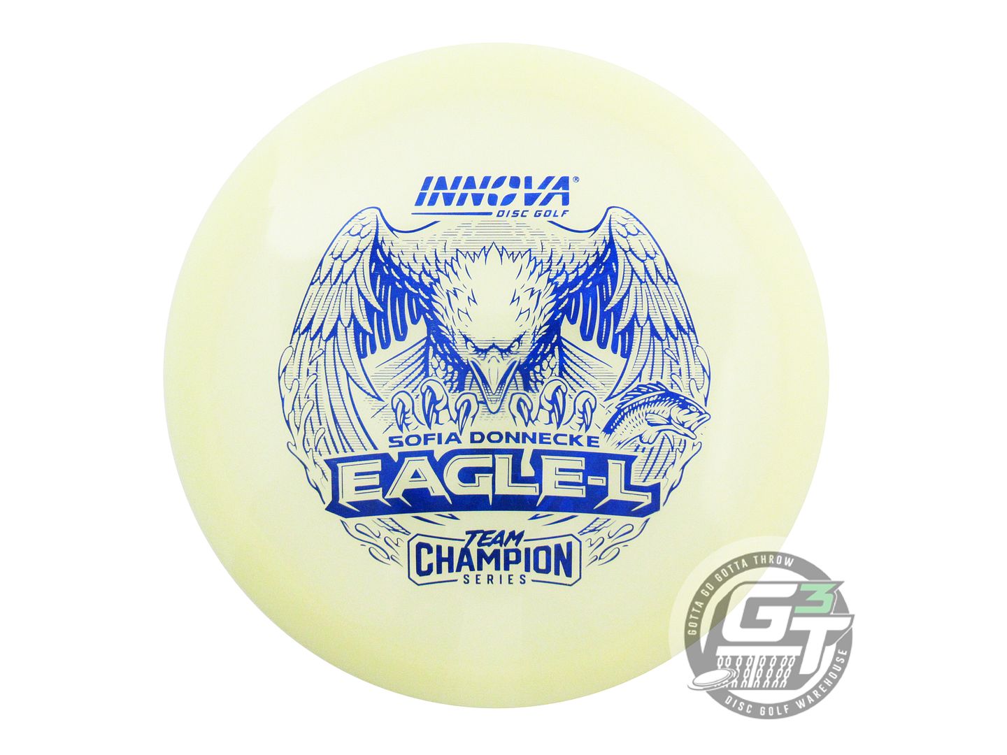 USED Innova [DONNECKE] Proto Glow Champion Eagle-L 176g Blue Shatter Driver Disc