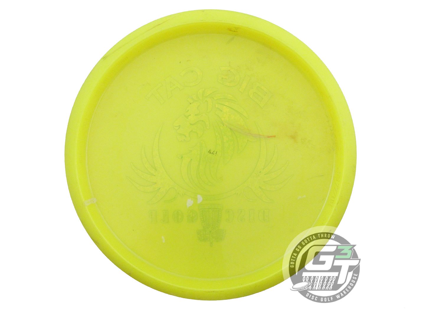USED Discraft Z Buzzz SS 178g Yellow Shamrock Foil Midrange Golf Disc