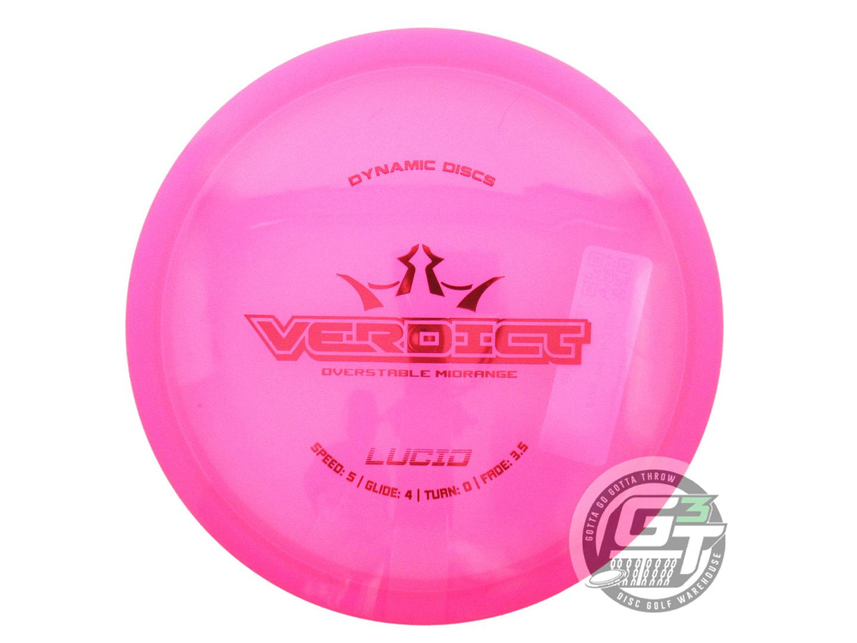 Dynamic Discs Lucid Verdict Midrange Golf Disc (Individually Listed ...