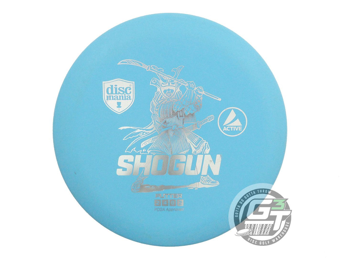 USED DiscMania Active Base Shogun 168g Teal Silver Foil Putter Golf Disc