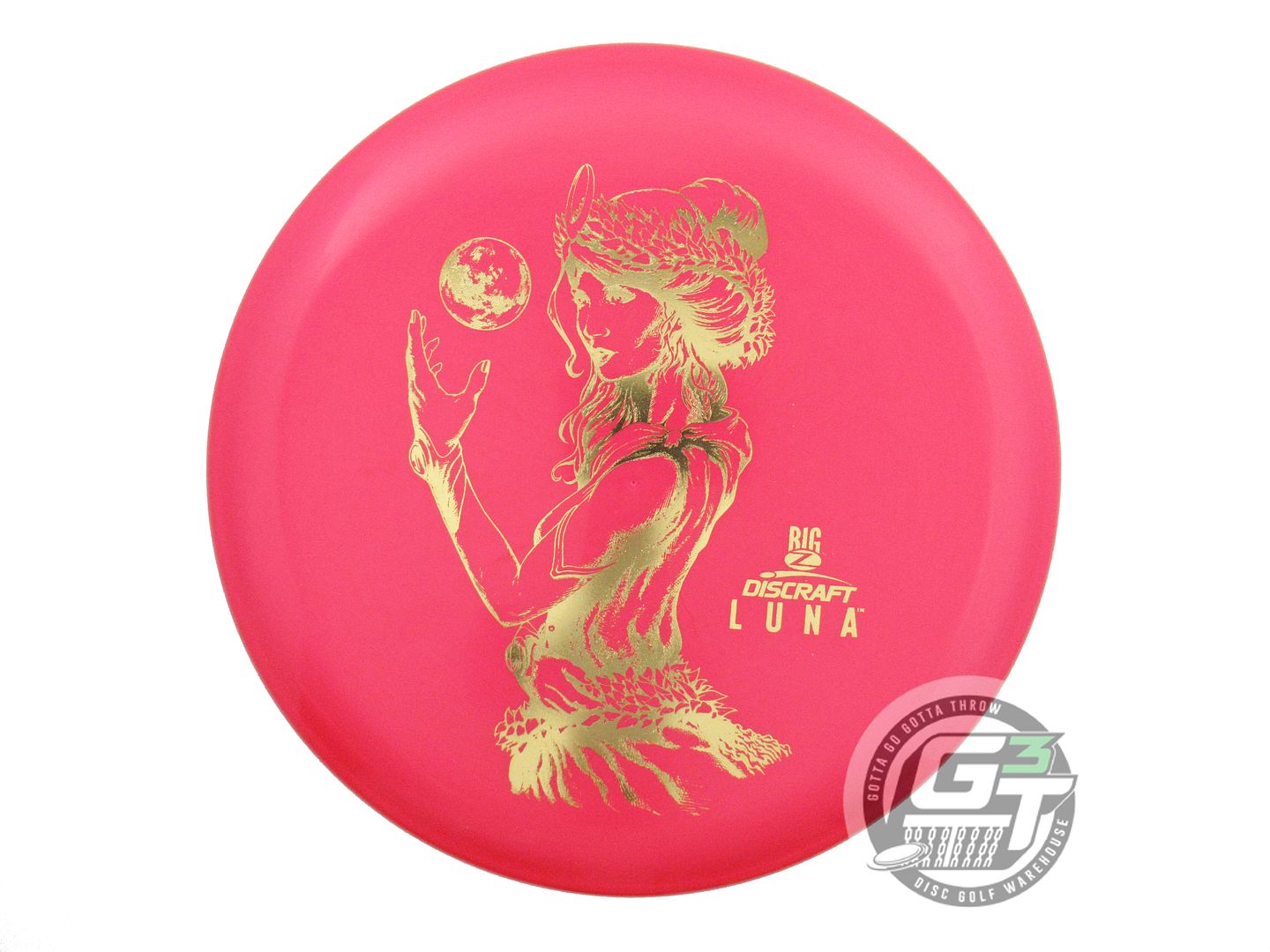 NOS Discraft [McBETH] Big Z Luna 175g Red Gold Foil Putter Golf Disc