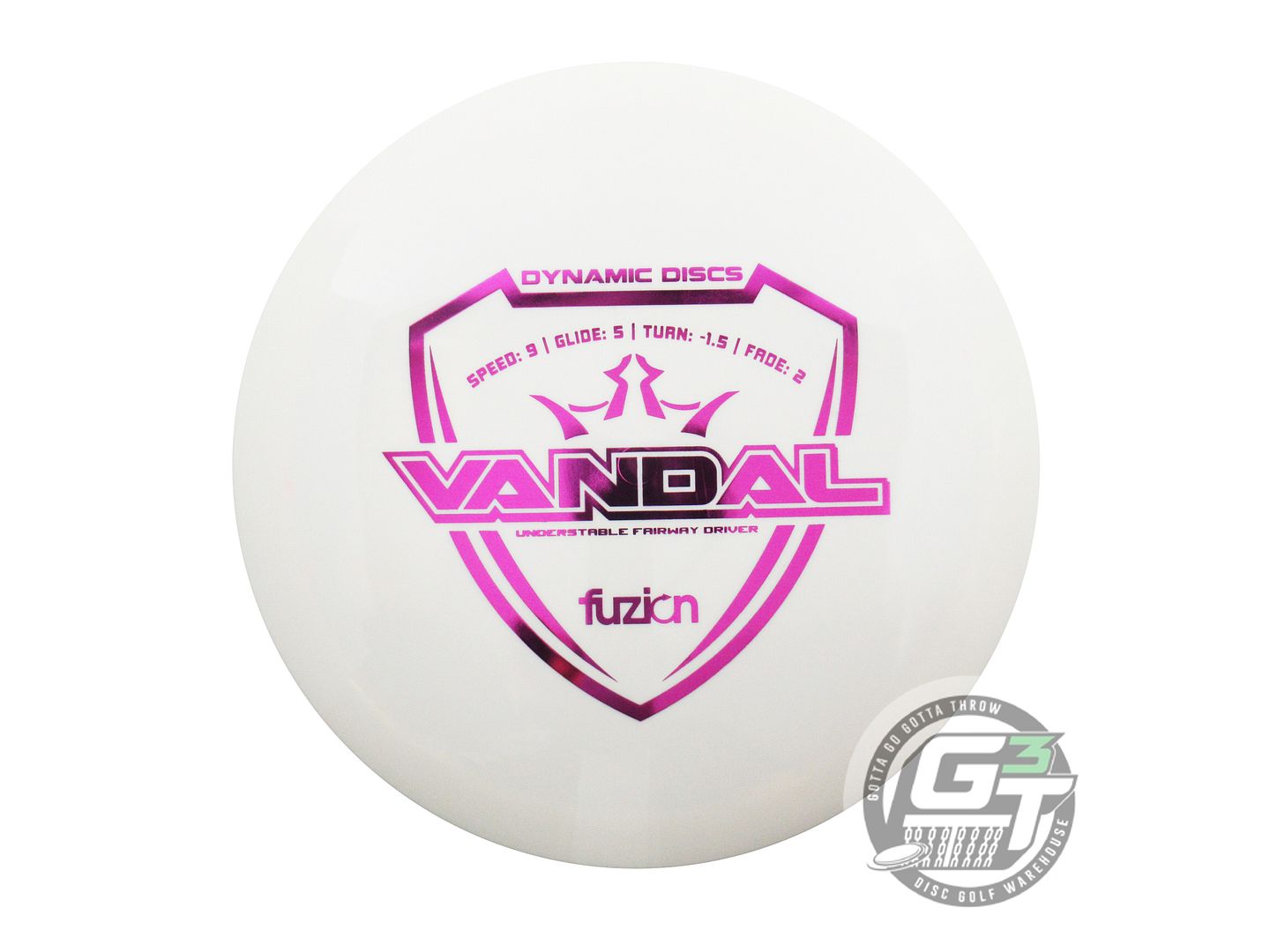Dynamic Discs Fuzion Vandal Fairway Driver Golf Disc (Individually Listed)