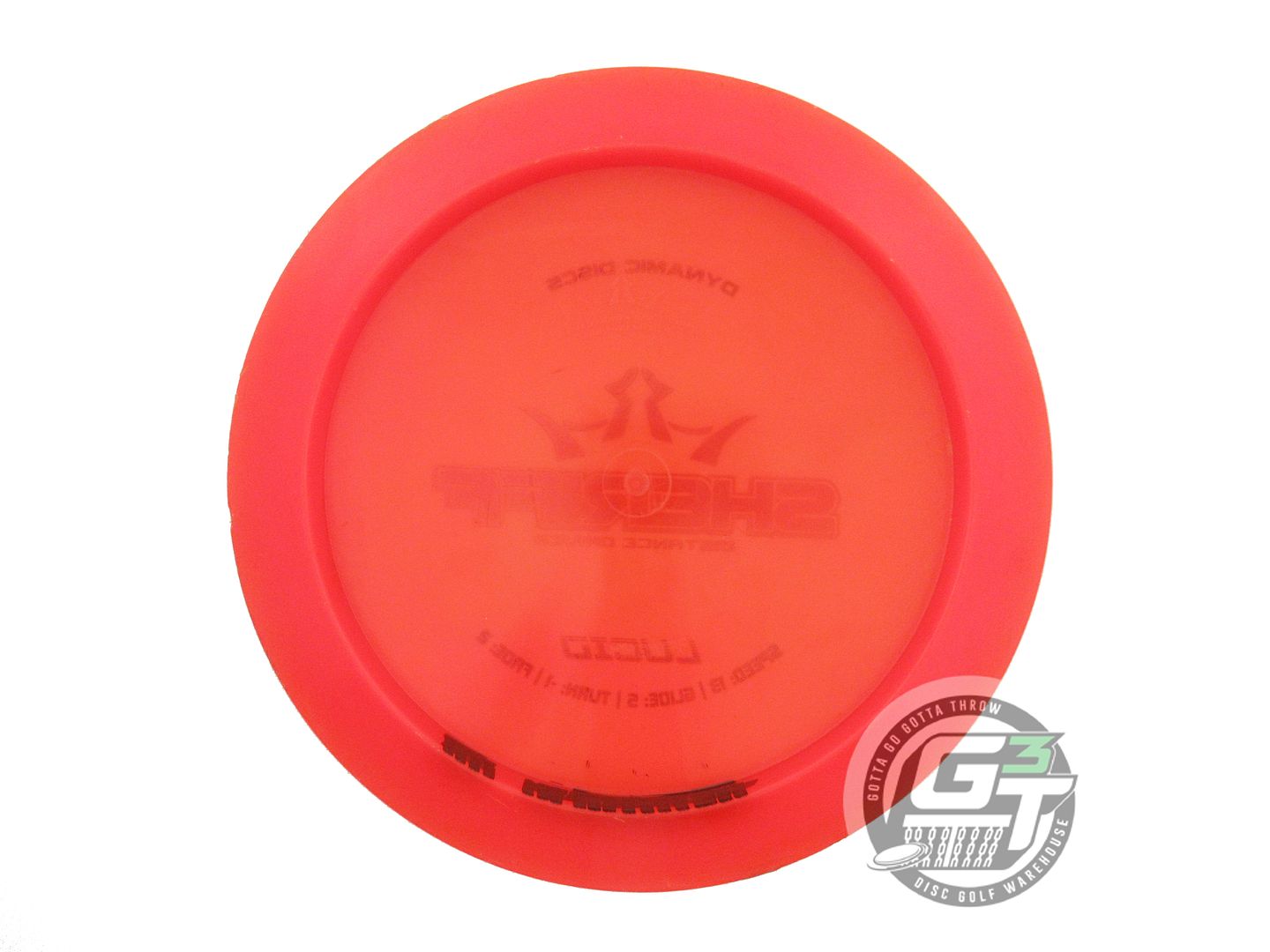 USED Dynamic Discs Lucid Sheriff 171g Red Rainbow Foil Distance Driver Golf Disc