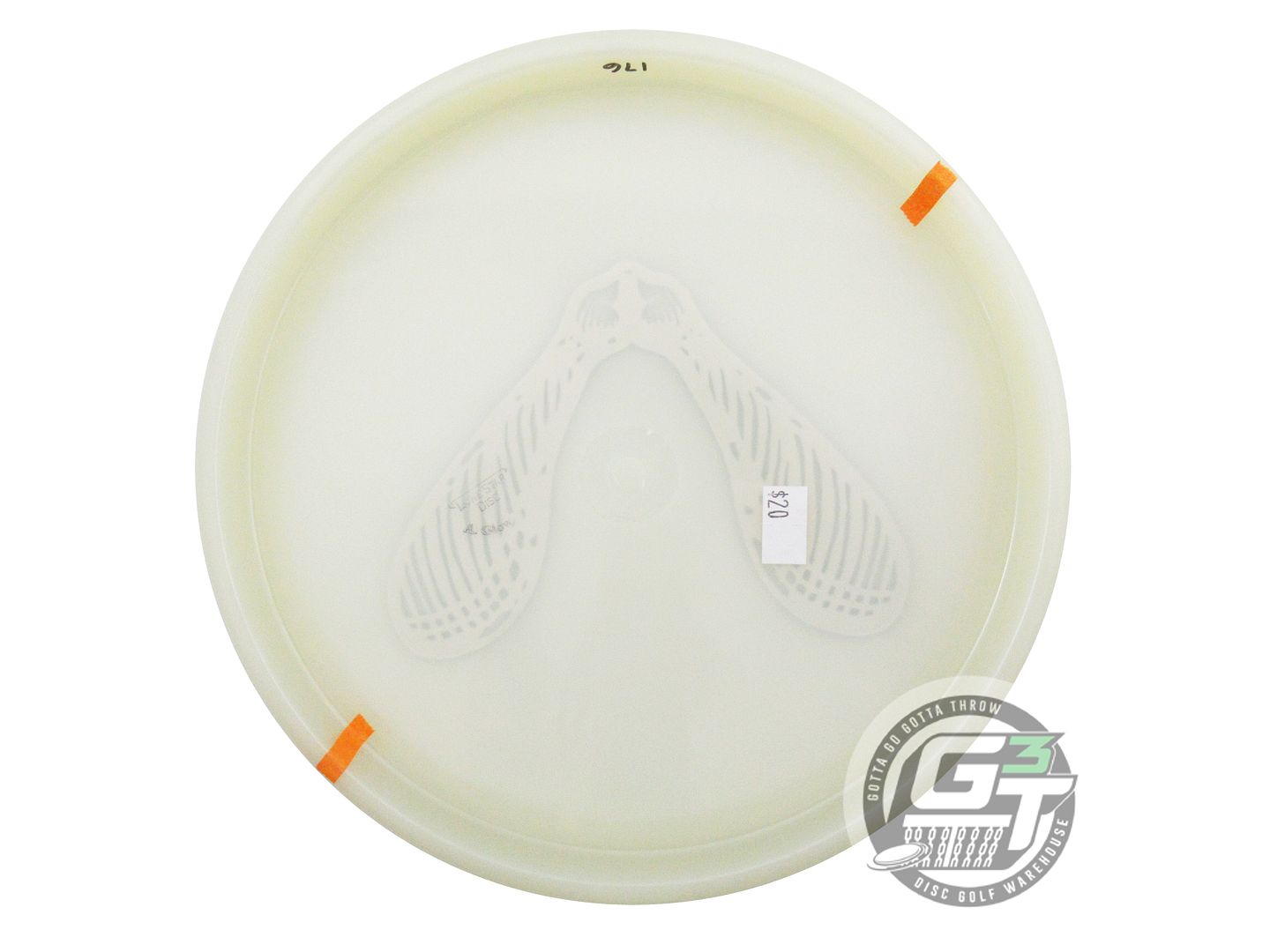 USED Lone Star Alpha Glow Armadillo 176g Silver Foil AIRBORN SEED Putter Disc
