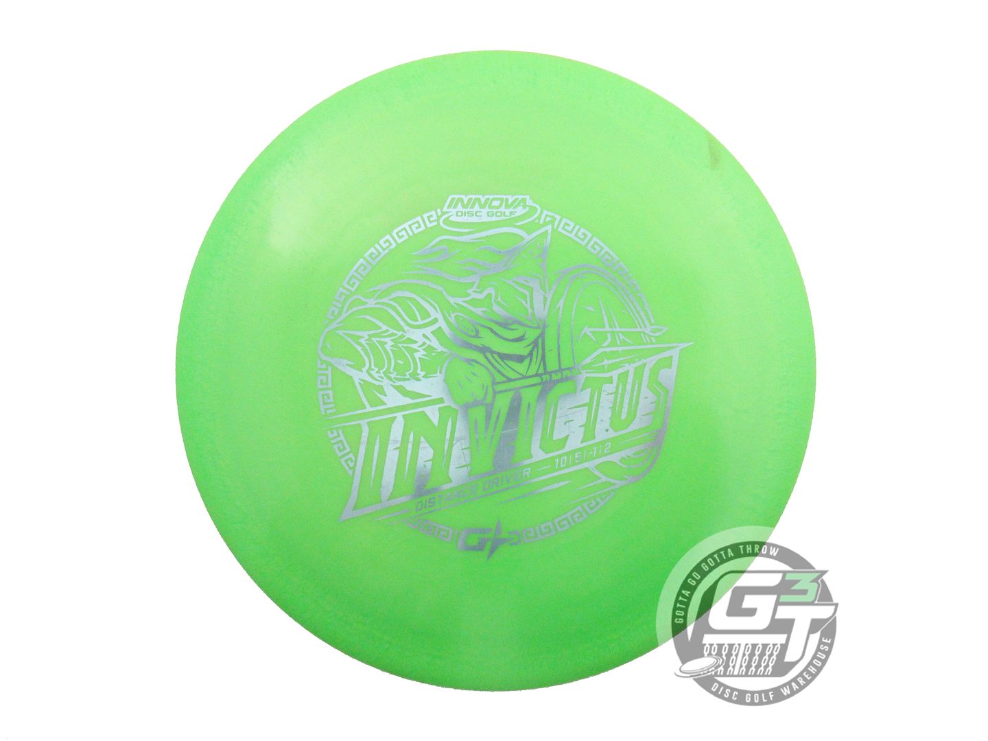 USED Innova GStar Invictus 167g Lime Silver Foil Distance Driver Golf Disc