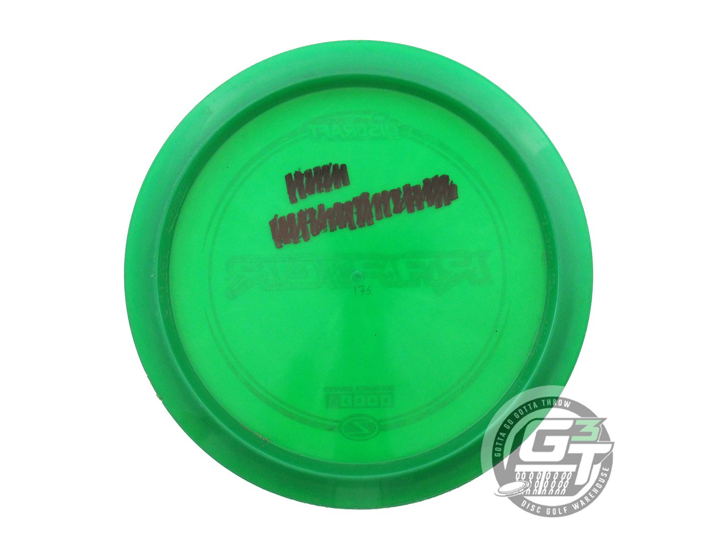 USED Discraft Z Raptor 175g Green Brown Foil Distance Driver Golf Disc