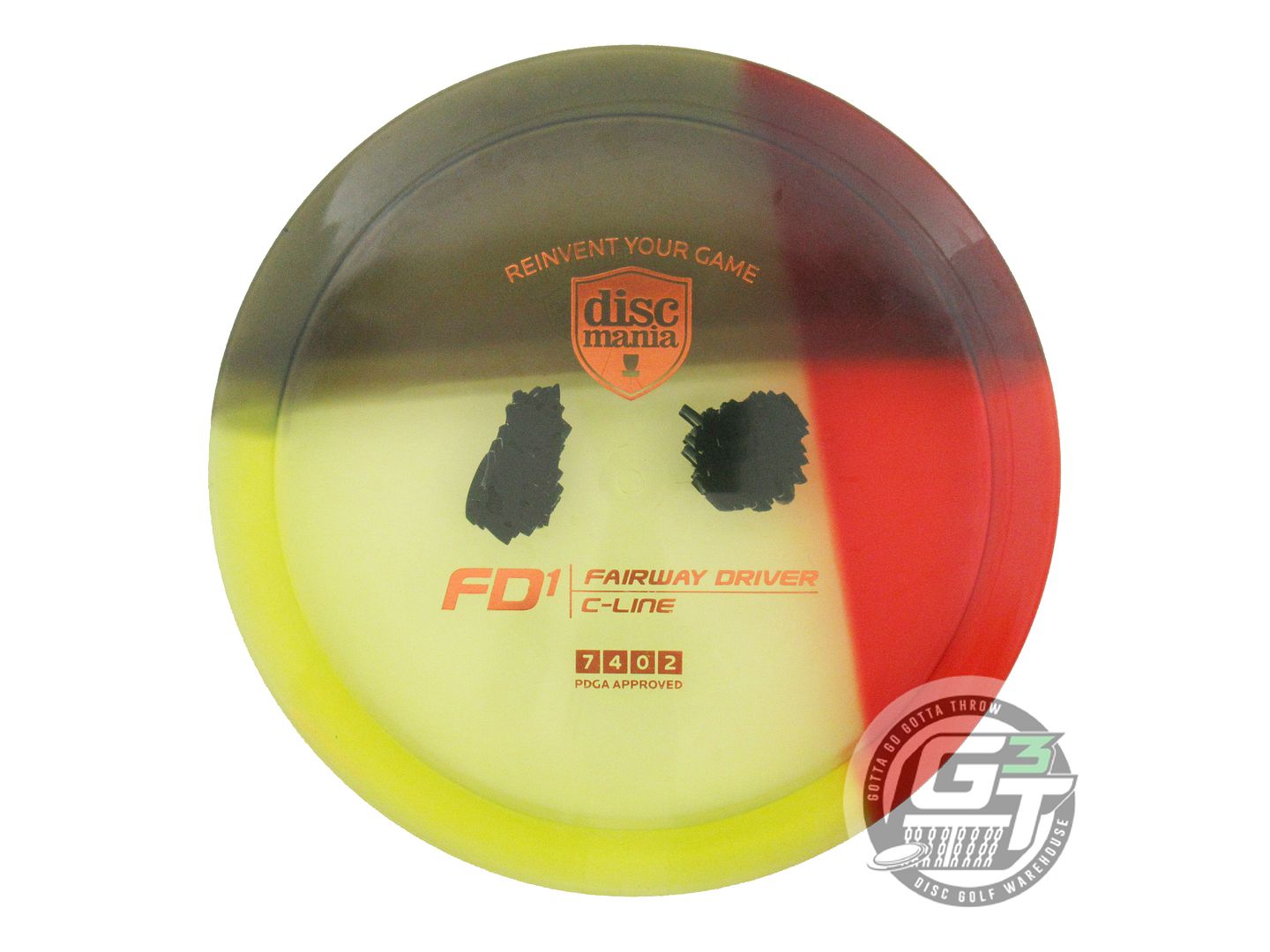 USED DiscMania C-Line FD1 173g Yellow HOME DYED Fairway Driver Golf Disc