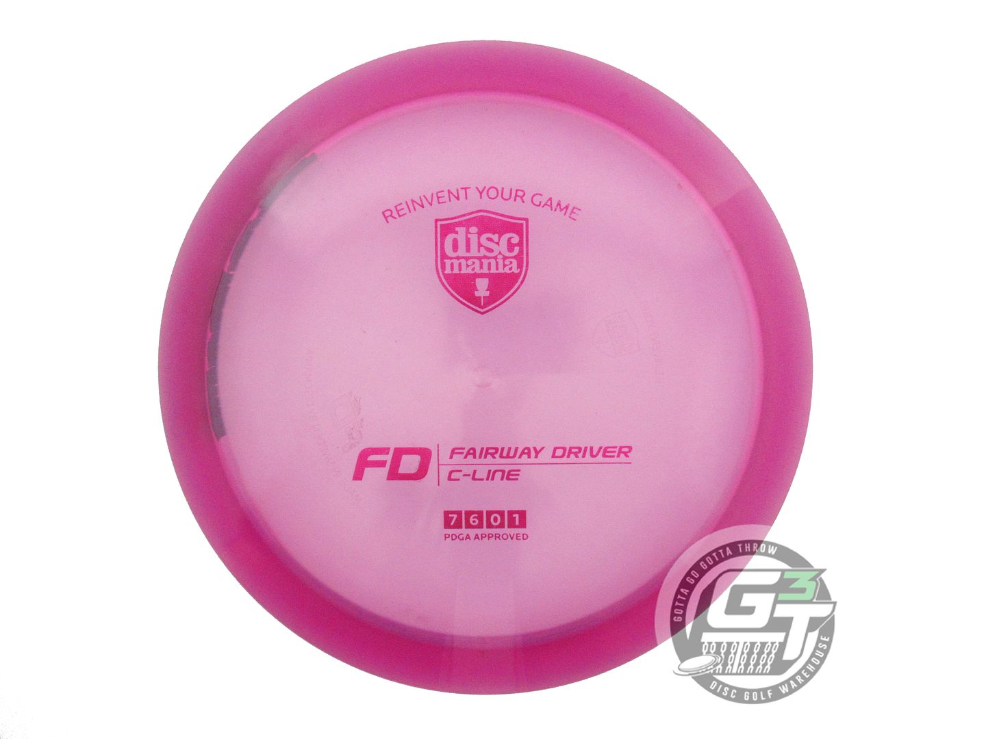 USED DiscMania C-Line FD 176g Magenta Magenta Foil Fairway Driver Golf Disc