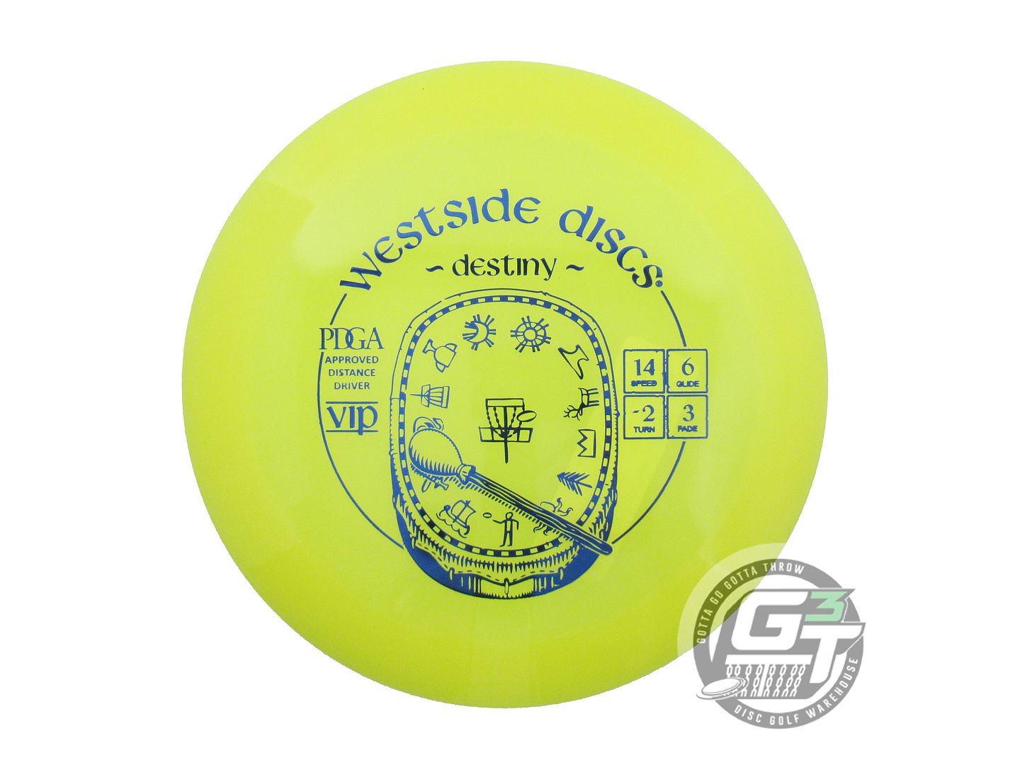 Westside VIP Destiny Distance Driver Golf Disc (Individually Listed)