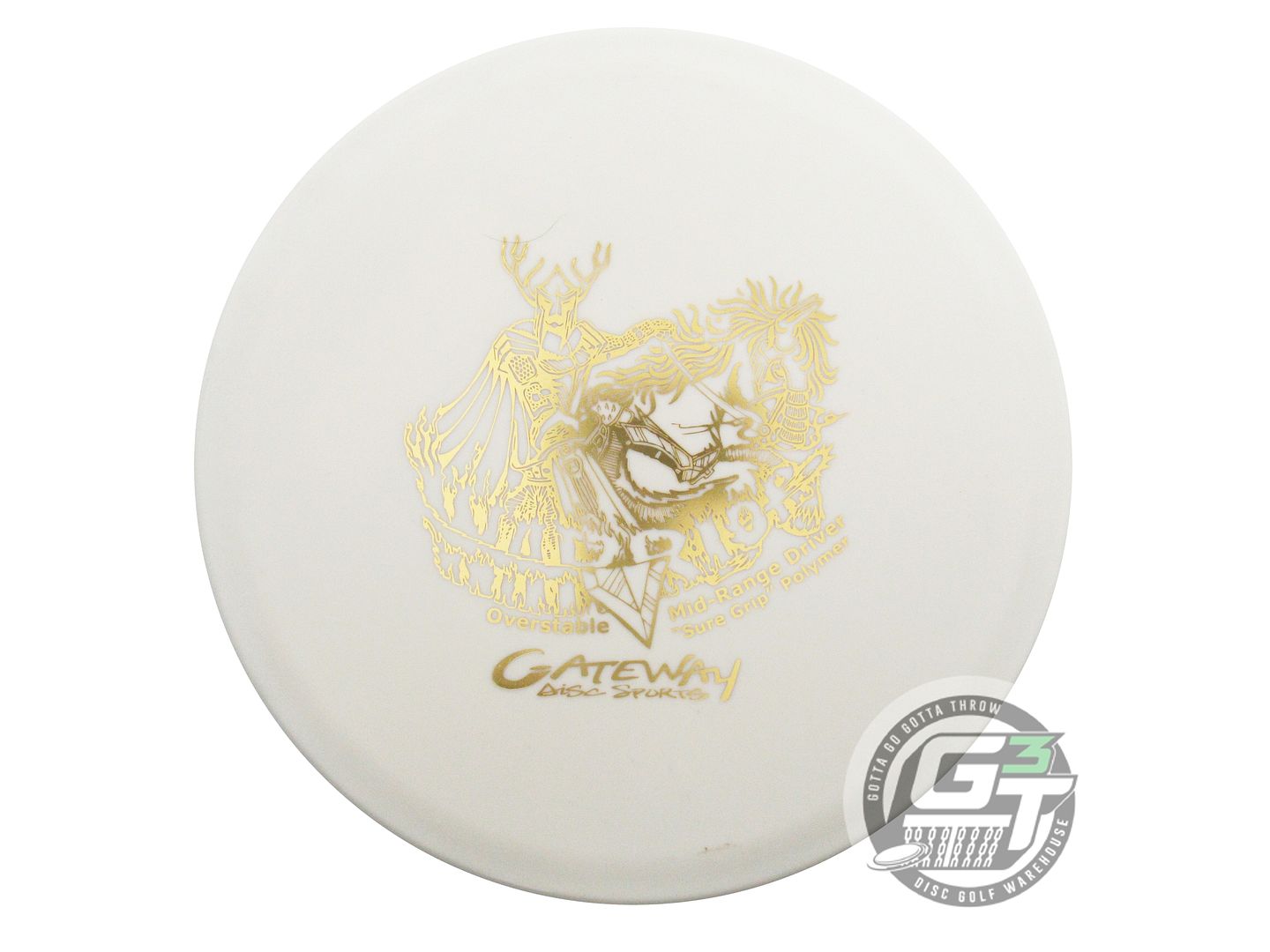 Gateway Sure Grip Warrior Midrange Golf Disc (Individually Listed)