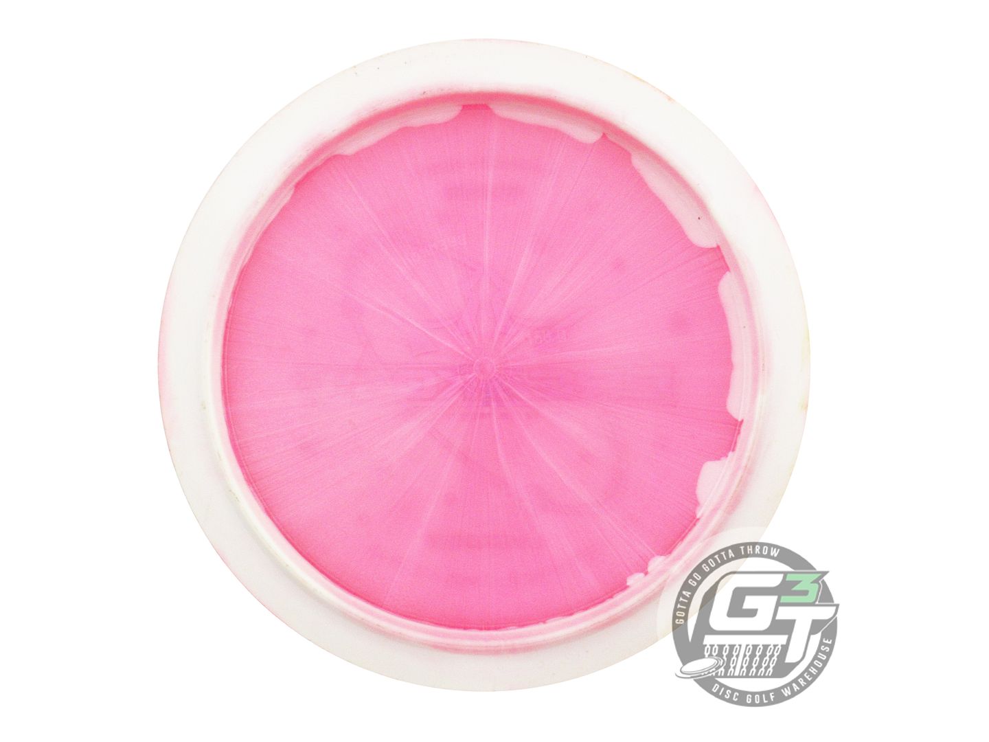 USED Dynamic Discs Lucid Ice Orbit Breakout 158g White-Pink Fairway Driver Disc