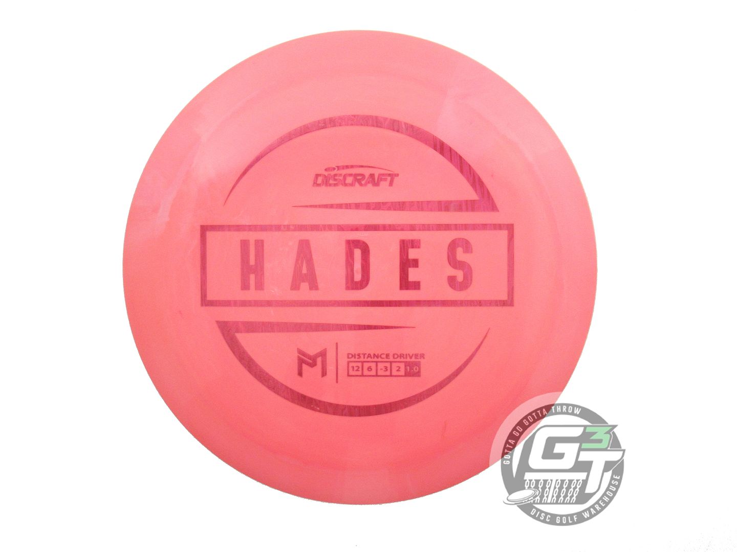 USED Discraft [McBETH] ESP Hades 174g Salmon Pink Foil Driver Golf Disc