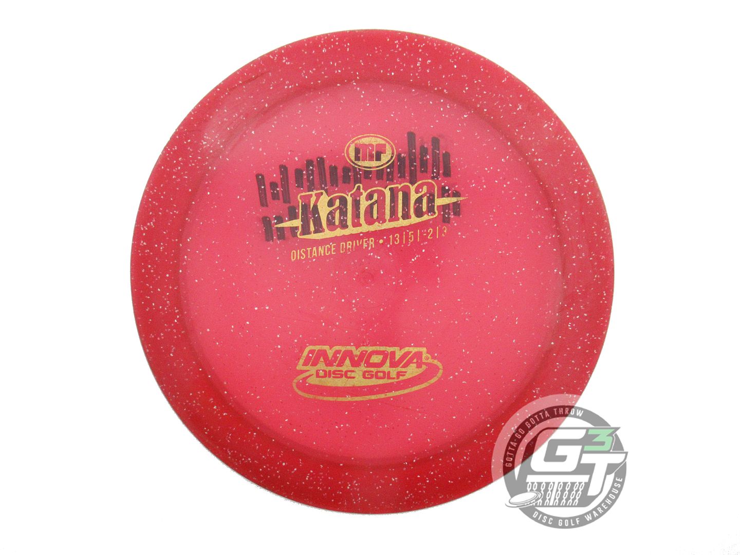 USED Innova Metal Flake Champion Katana 172g Red A Distance Driver Golf Disc
