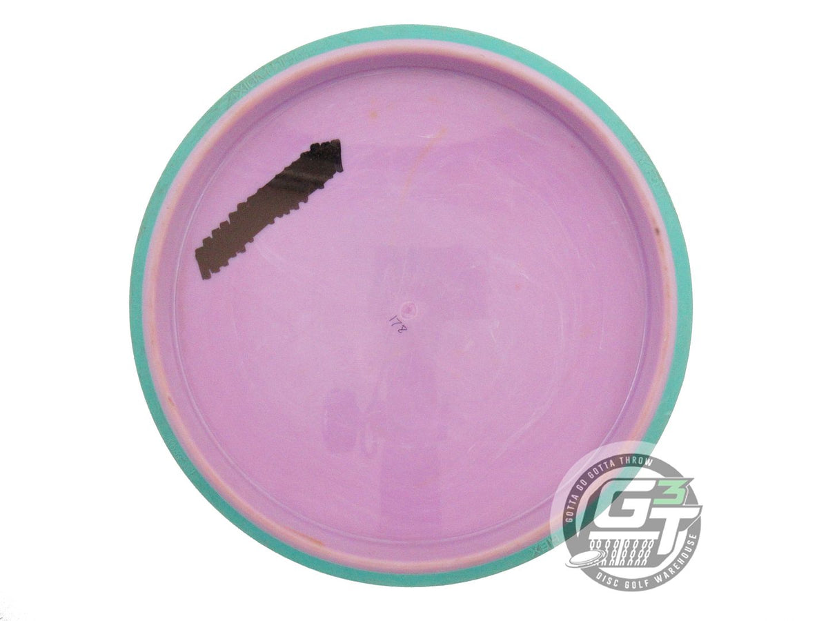 USED Axiom Discs Neutron Hex 178g Lilac Green Rim Midrange Golf Disc