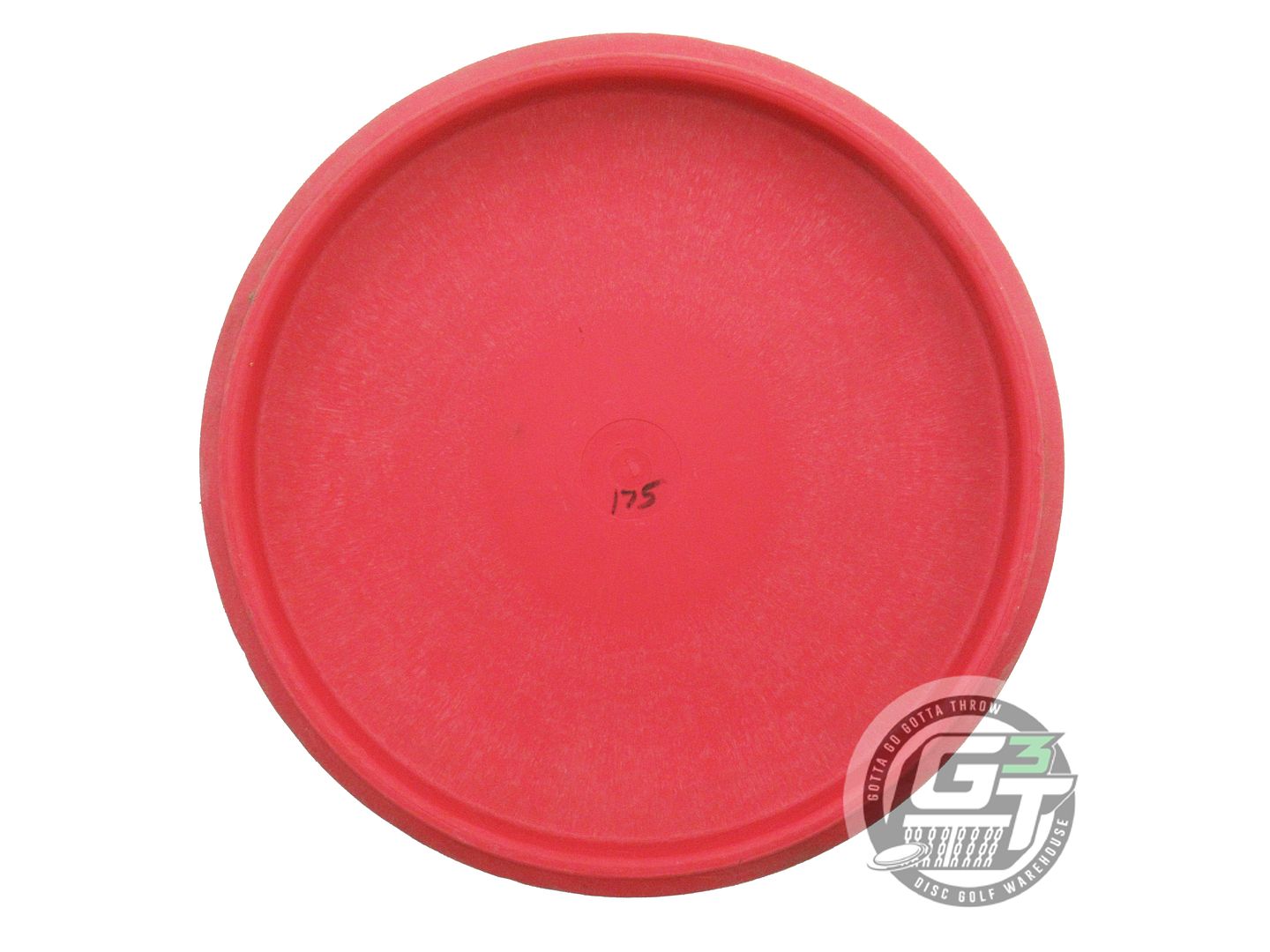 NOS Lightning X-OUT SureGrip Rubber Putter 175g Red Gold Shatter Putter Disc