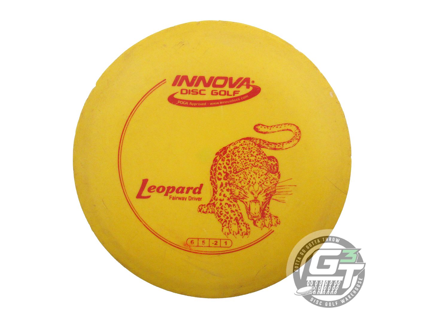 USED Innova DX Leopard 145g Marigold Red Stamp Fairway Driver Golf Disc
