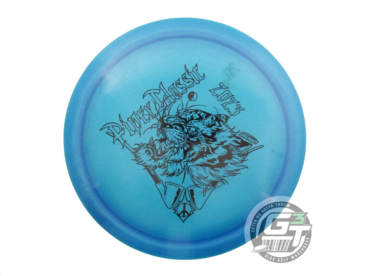 USED Discraft Z Heat 169g Blue Black Stamp Distance Driver Golf Disc