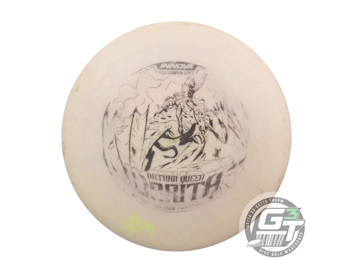 USED Innova [QUEEN] Glow Star Wraith 175g Pink Black Stamp Distance Driver Disc