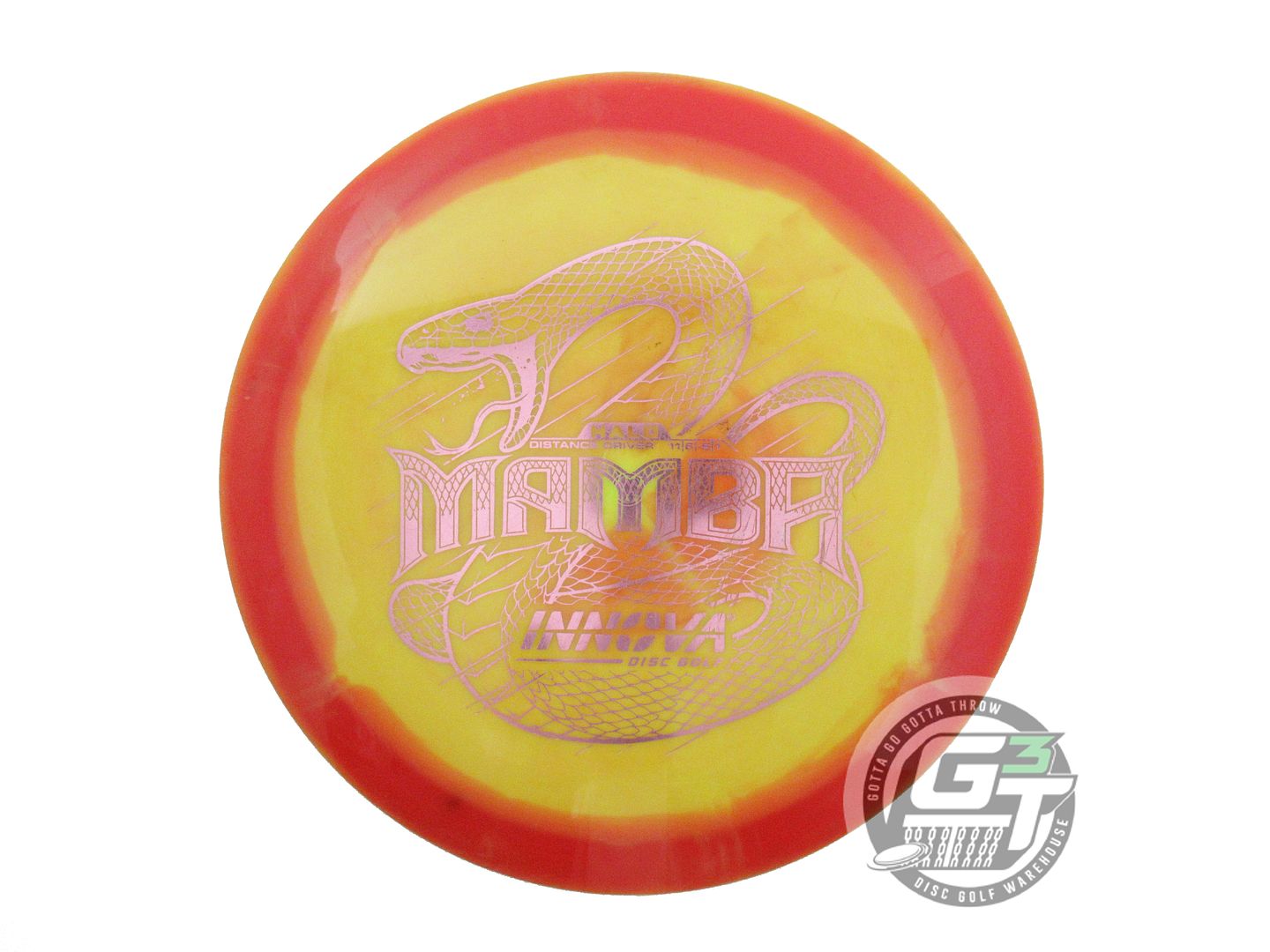 USED Innova Halo Star Mamba 172g Red-Yellow Distance Driver Golf Disc
