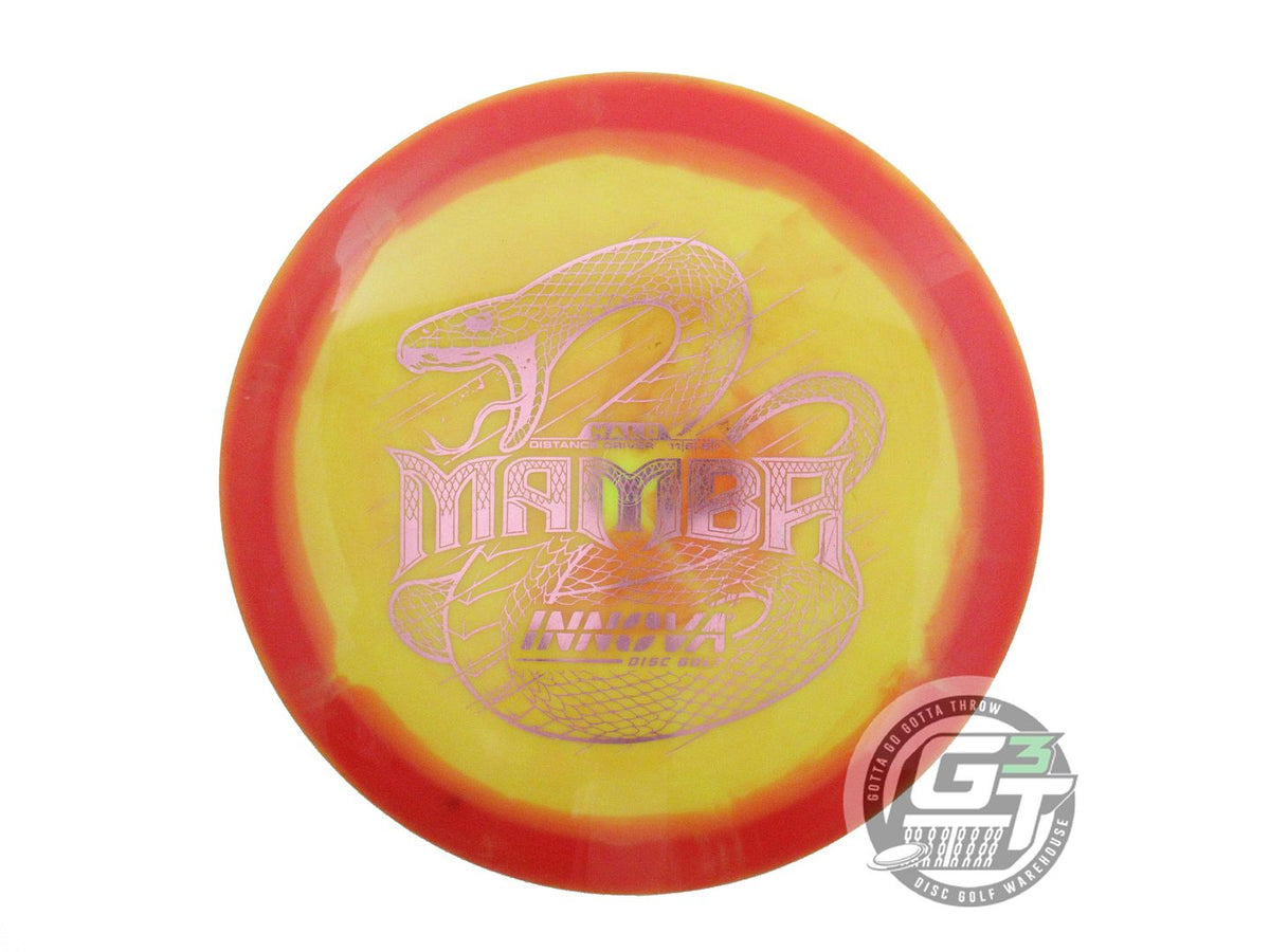 USED Innova Halo Star Mamba 172g Red-Yellow Distance Driver Golf Disc