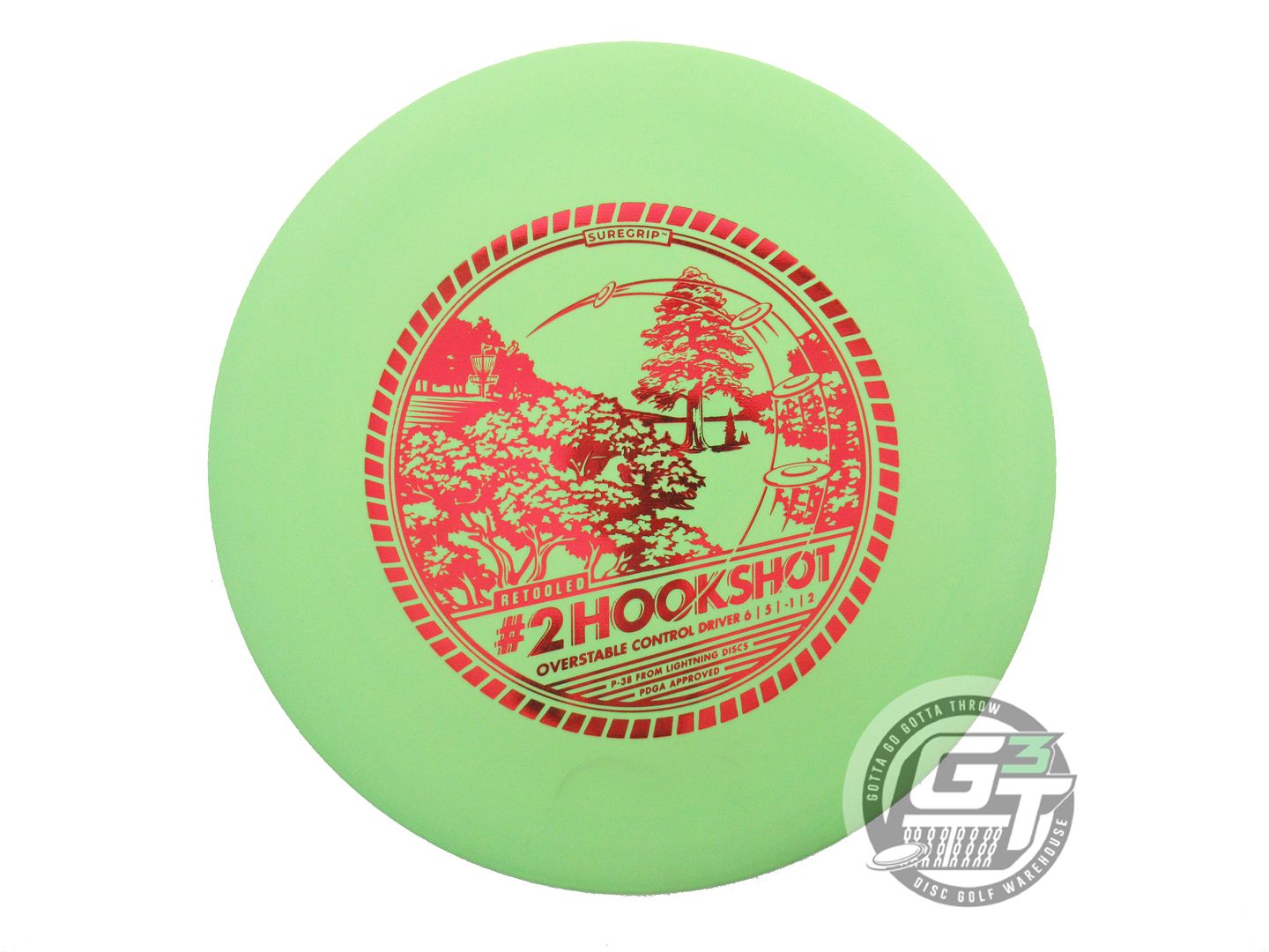 Lightning Sure Grip #2 Hookshot Fairway Driver Golf Disc (Individually Listed)