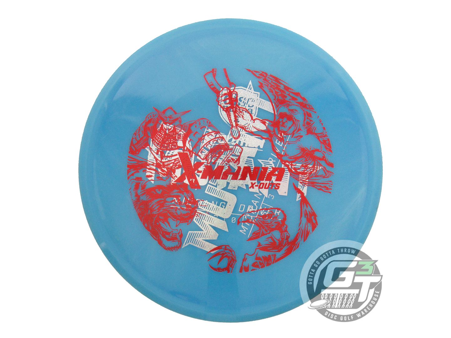 USED DiscMania X-OUT Neo Mutant 177g Blue Midrange Golf Disc