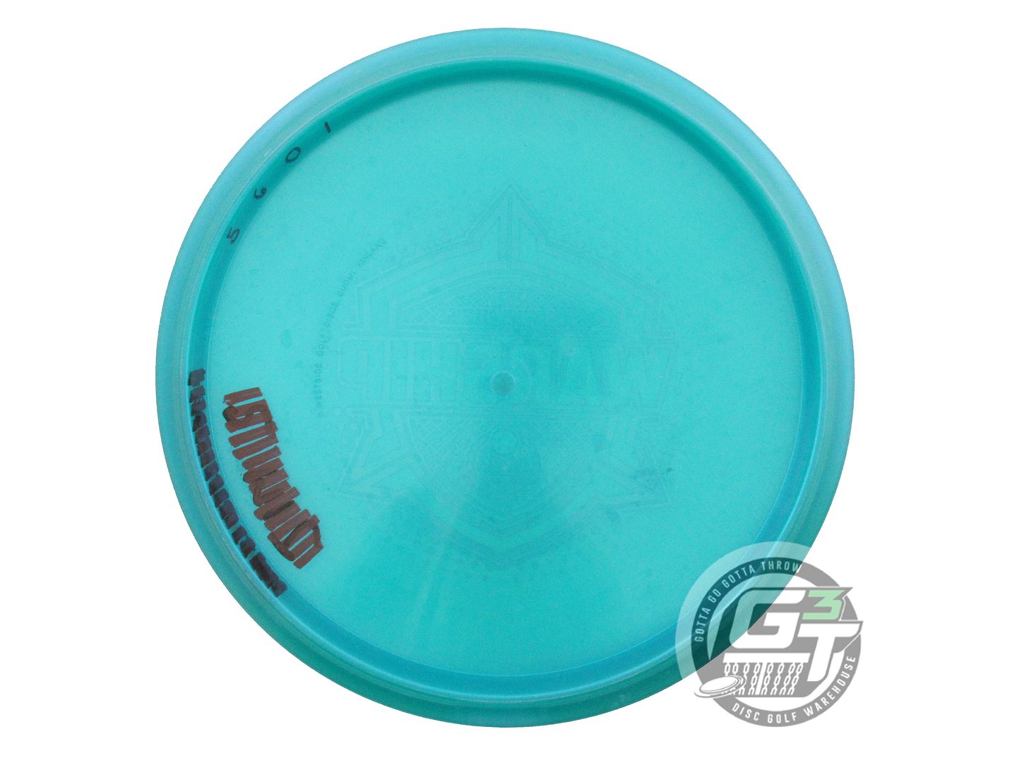 USED Westside Discs VIP Warship 171g Teal Blue Foil Midrange Golf Disc