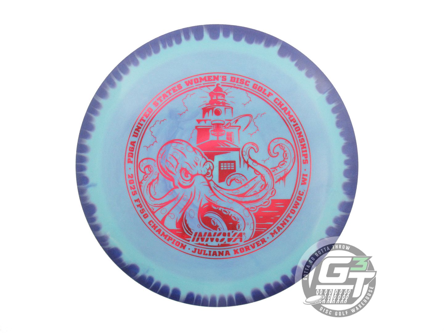 Innova Limited Edition 2025 Tour Series Juliana Korver USWDGC FP50 Commemorative Halo Star Tern Distance Driver Golf Disc (Individually Listed)