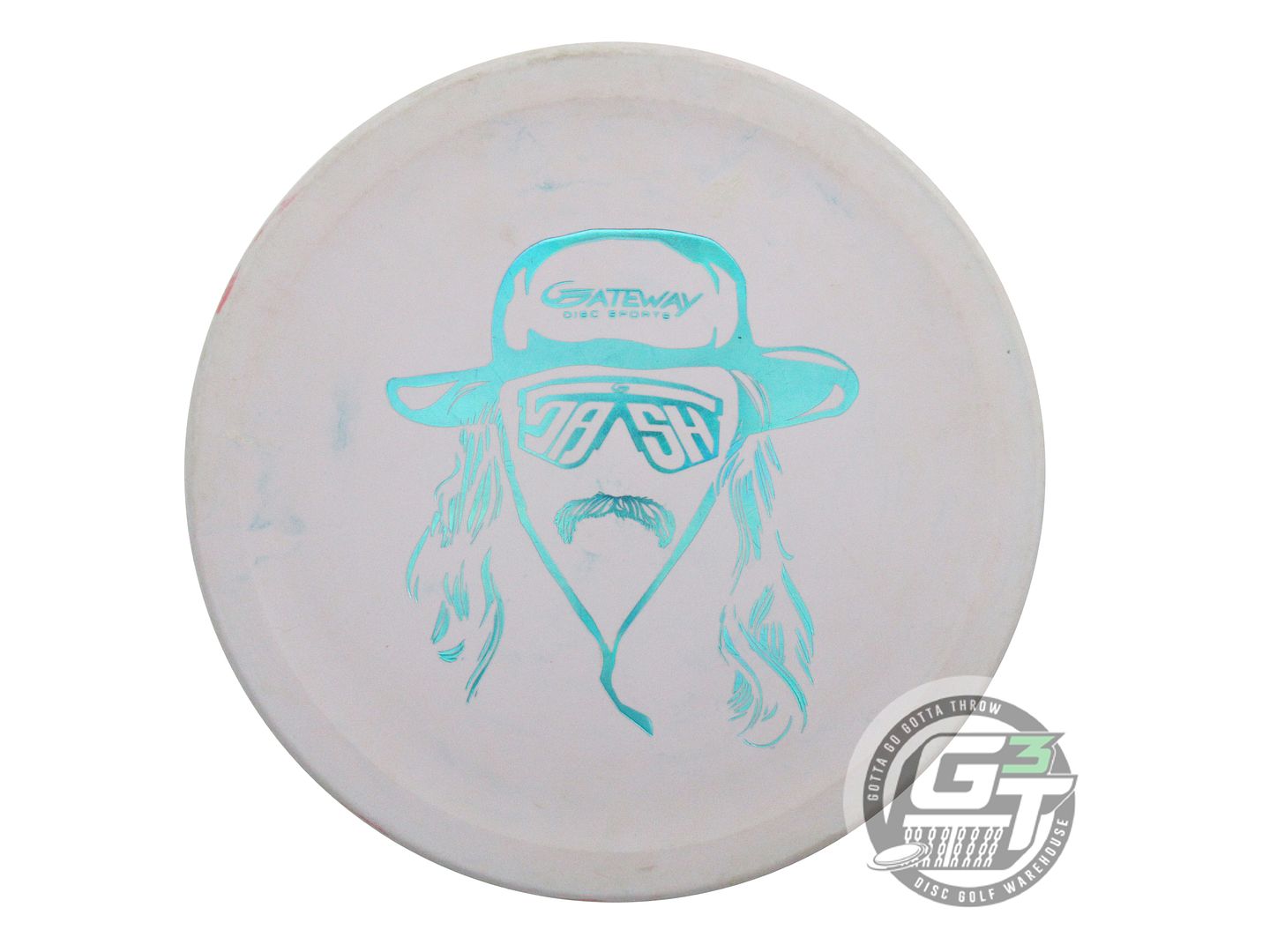 USED Gateway Nylon Rubber Alloy Devil Hawk 169g Lilac Teal Holo Foil Putter Disc