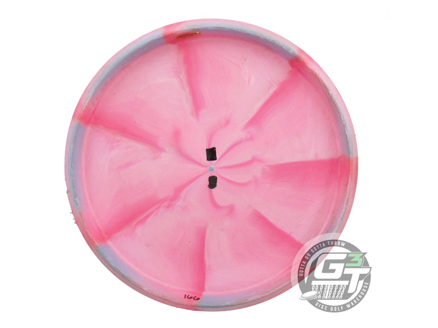 USED Discraft GRAFFITI Jawbreaker Zone OS 166g Pink-Lilac Putter Golf Disc