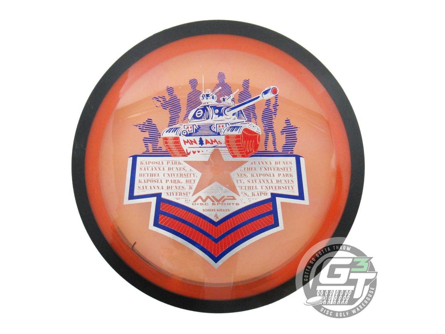 USED MVP Disc Sports [MN AMs] Proton Wave 173g Orange Distance Driver Golf Disc