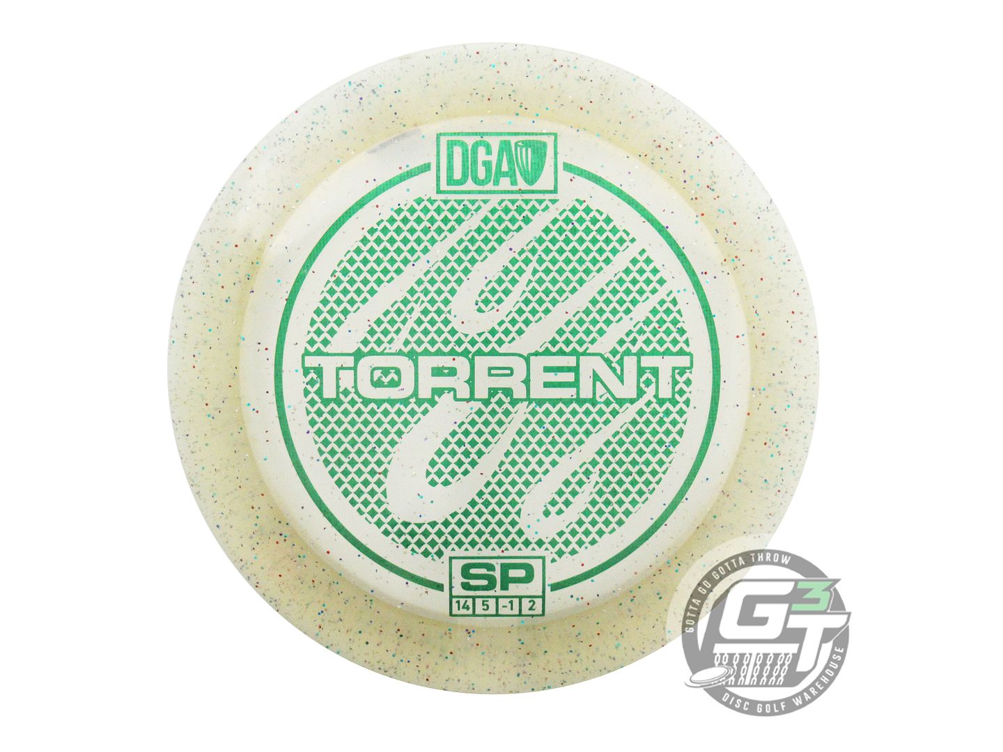 USED DGA SP Line Torrent 171g Clear Green Matrix Foil Distance Driver Golf Disc